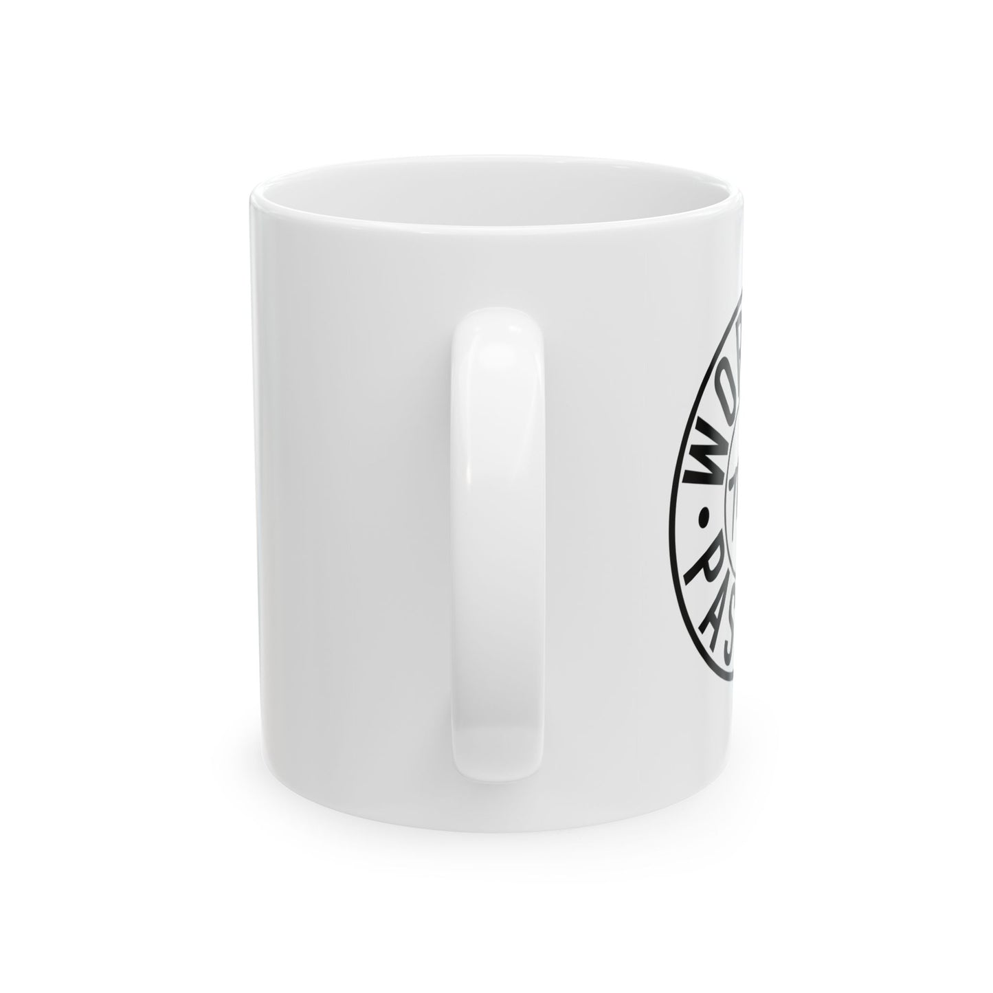 WORKOUT THEN PASSOUT FUNNY SARCASTIC WHITE MUG