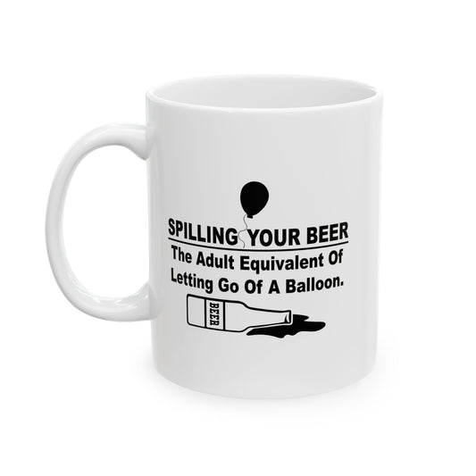 LETTING GO OF A BALLOON FUNNY SARCASTIC MUGS