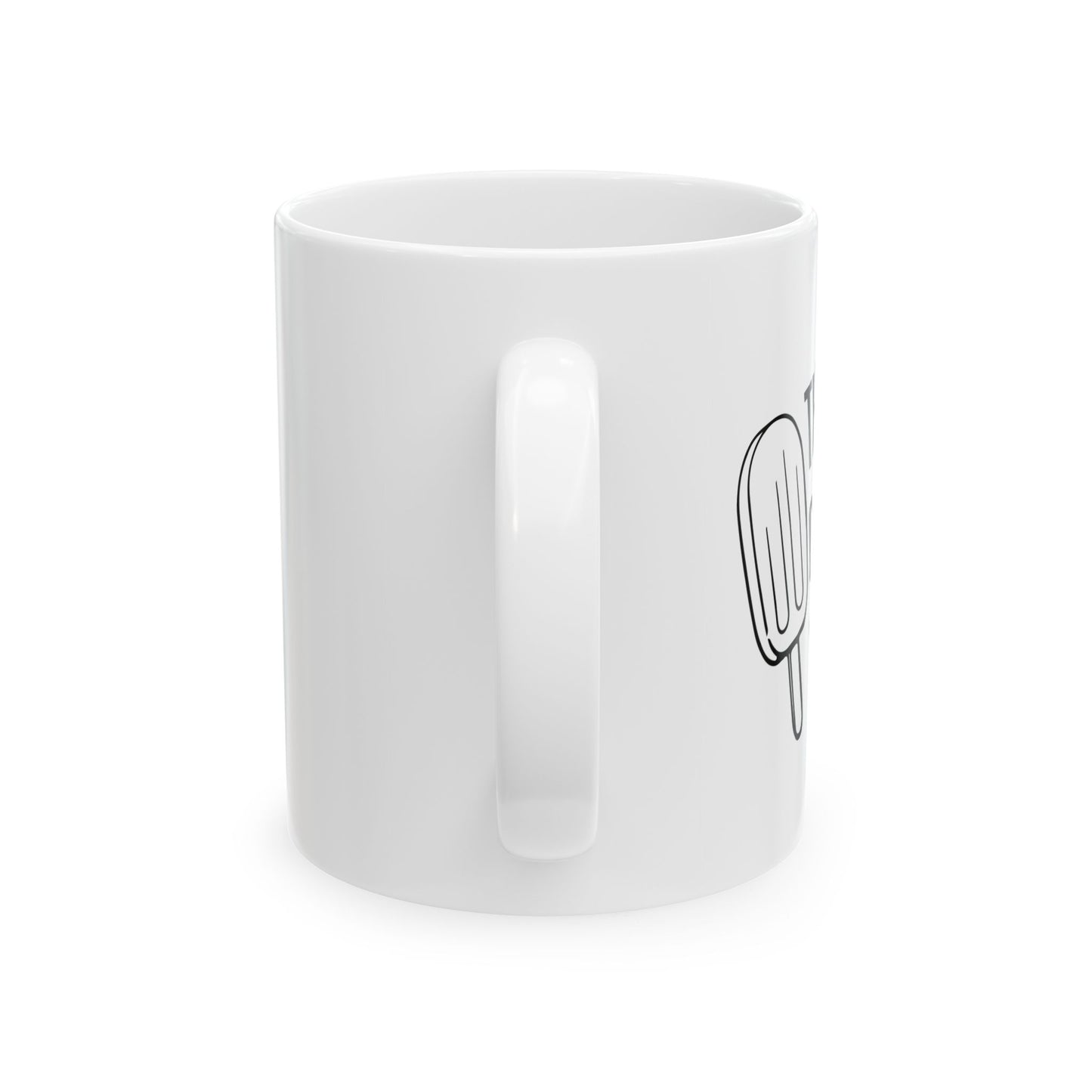 THE COOLEST POP FUNNY SARCASTIC WHITE MUG