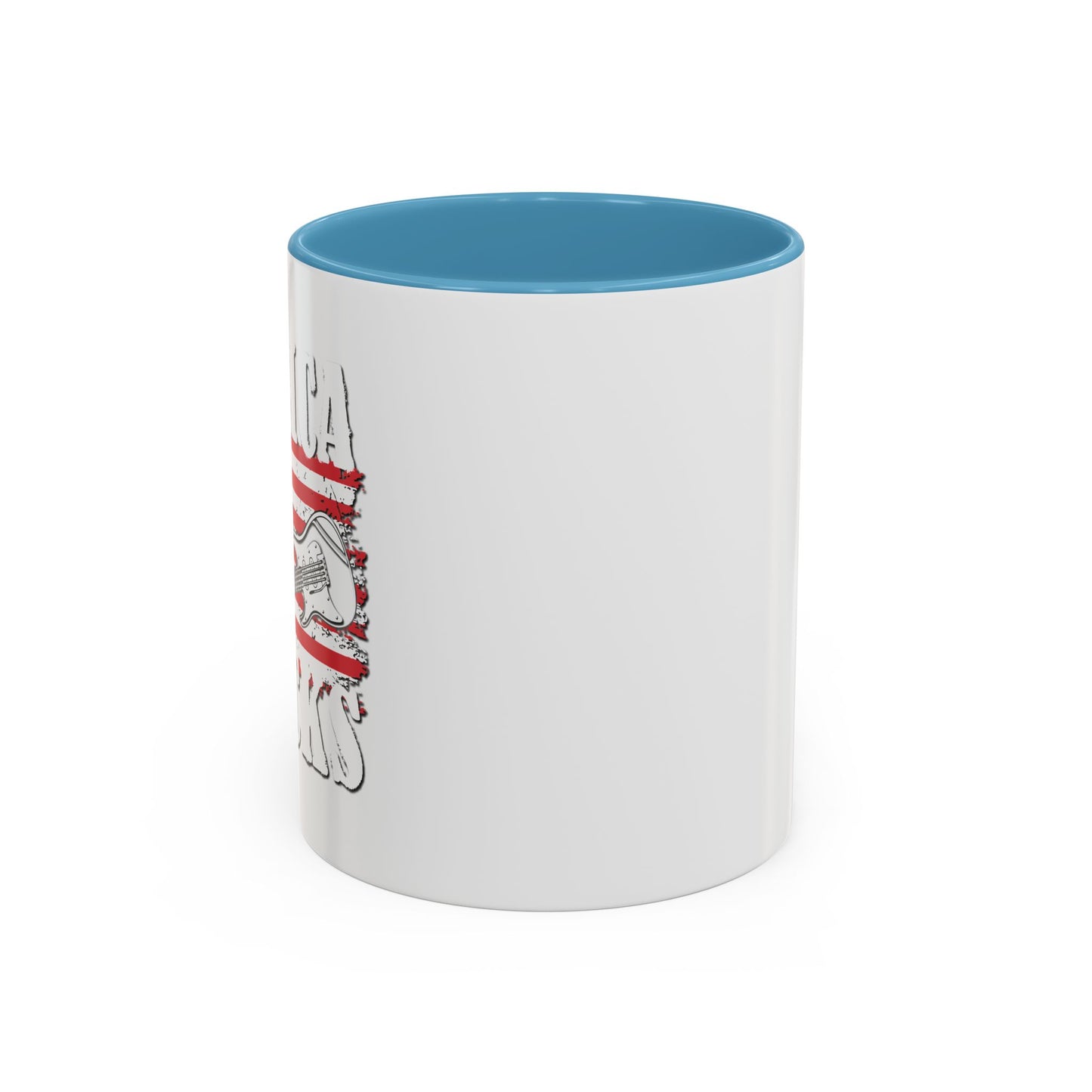 MERICA ROCKS Accent BiColor  Mug