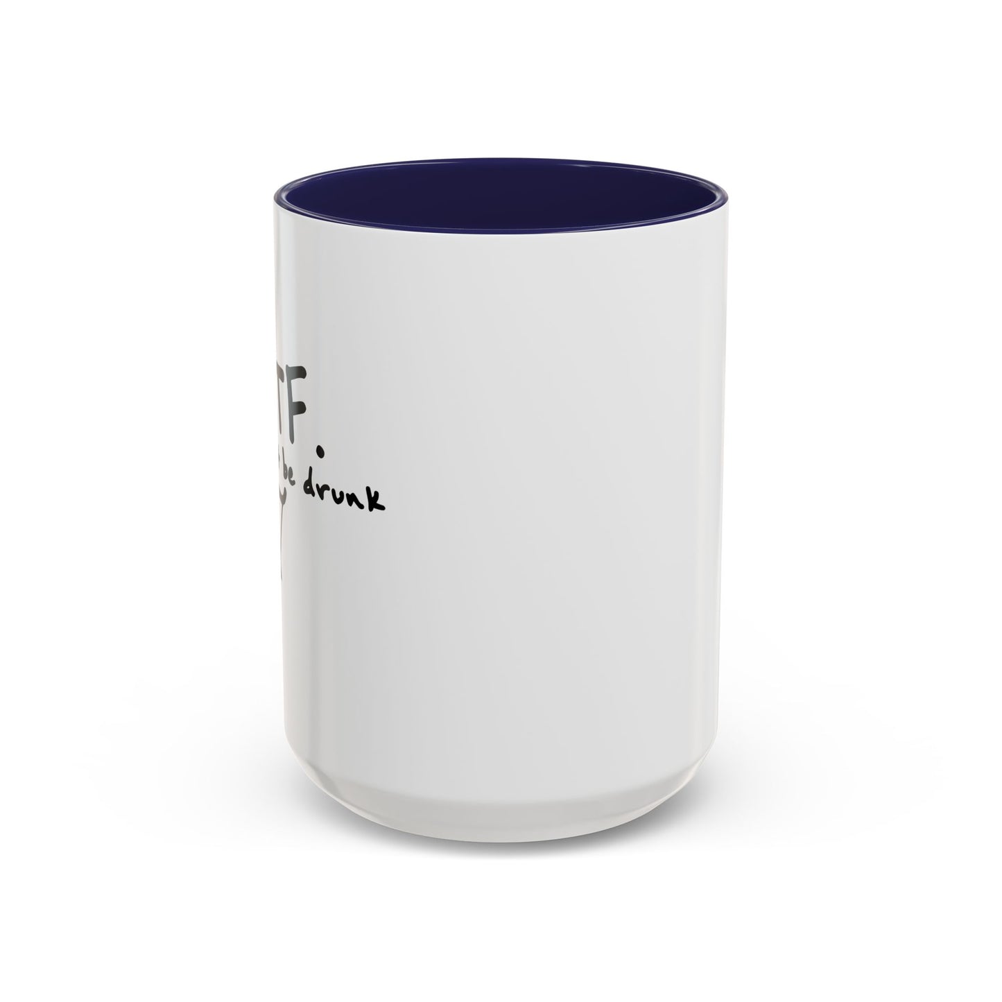 WTF. CUPID - Accent BiColor Funny Sarcastic Mug