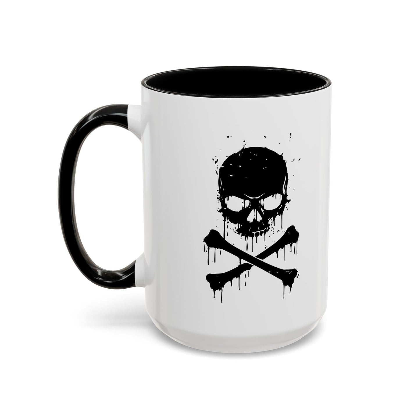 DRIP SKULL Accent BiColor Funny Sarcastic Mug