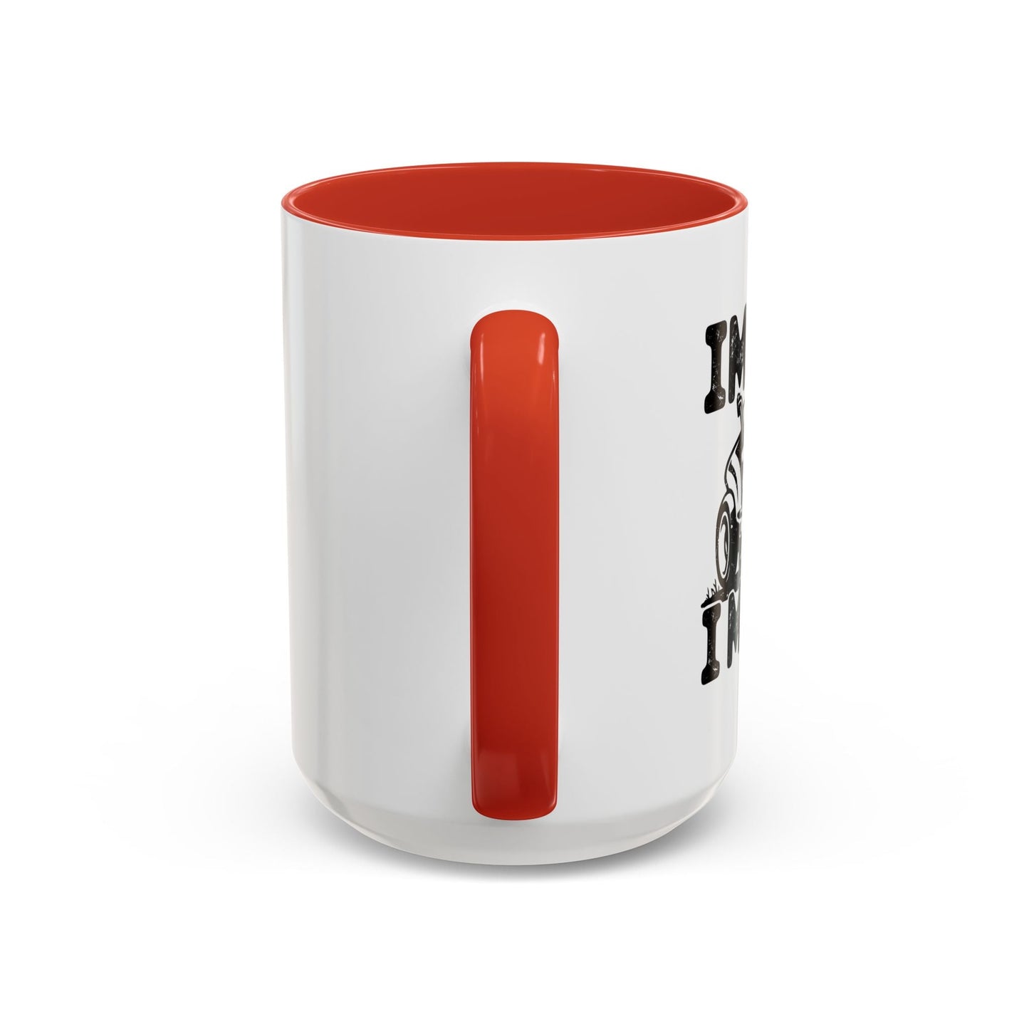 IM SEXY AND I MOW IT Accent BiColor Funny Sarcastic Mug