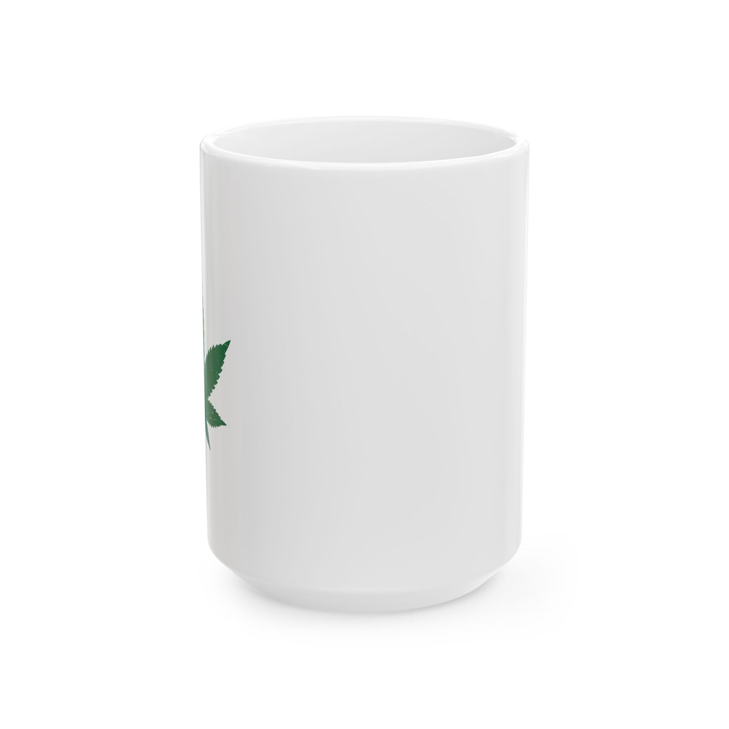 SINGLE LEAF FUNNY SARCASTIC WHITE MUG