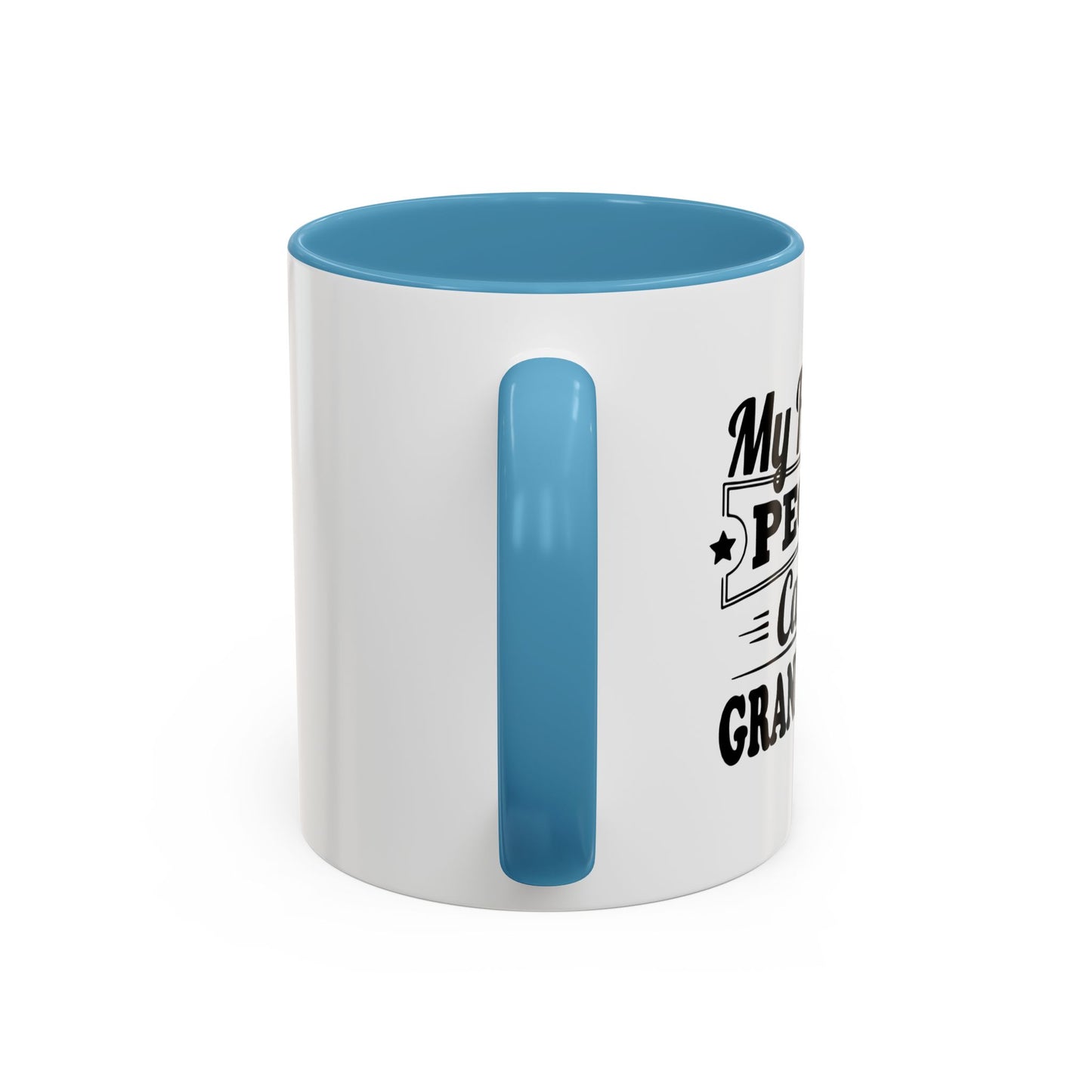 MY FAVORITE PEOPLE CALL ME GRANDPA Accent BiColor Funny Sarcastic Mug