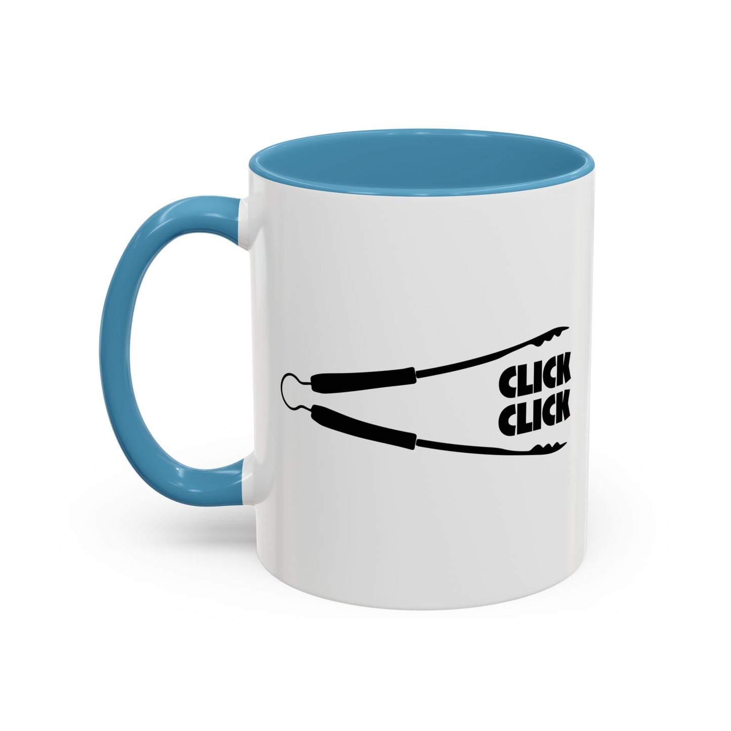 CLICK CLICK Accent BiColor Funny Sarcastic Mug