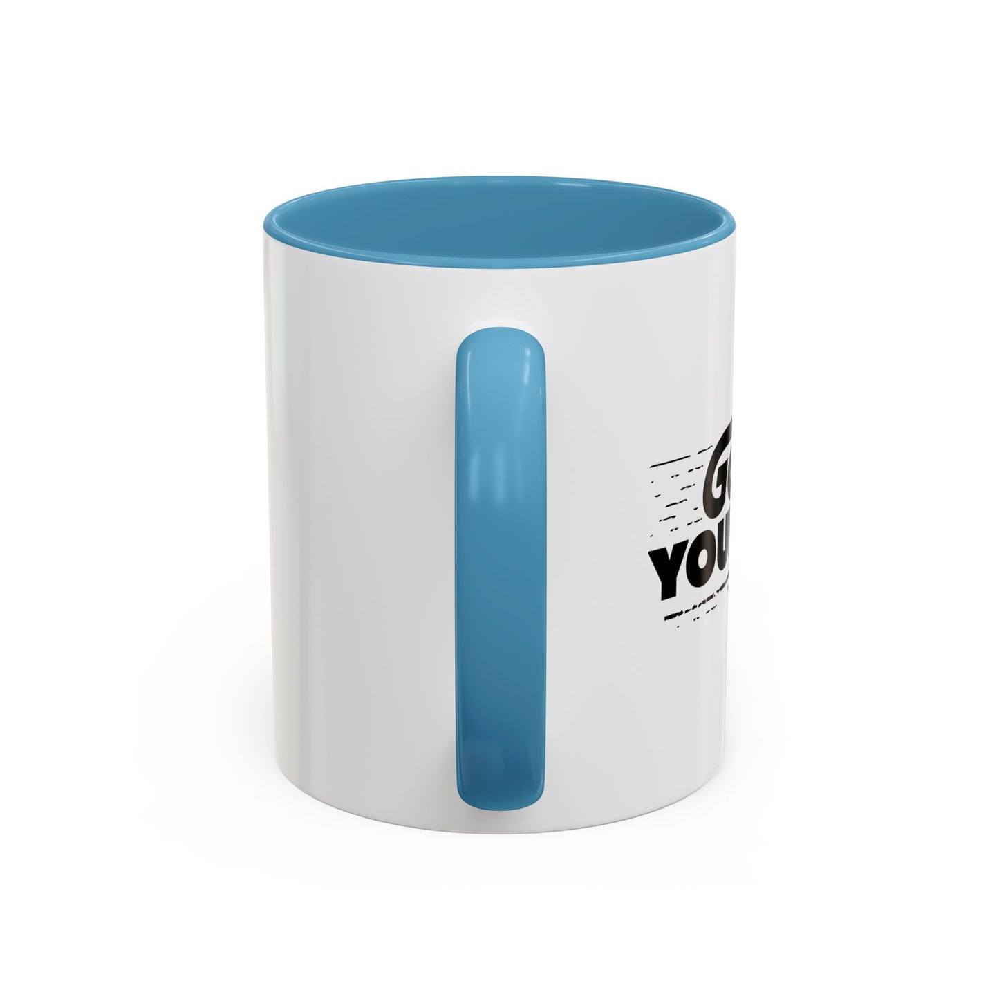 GO ASK YOUR MOM Accent BiColor Funny Sarcastic Mug