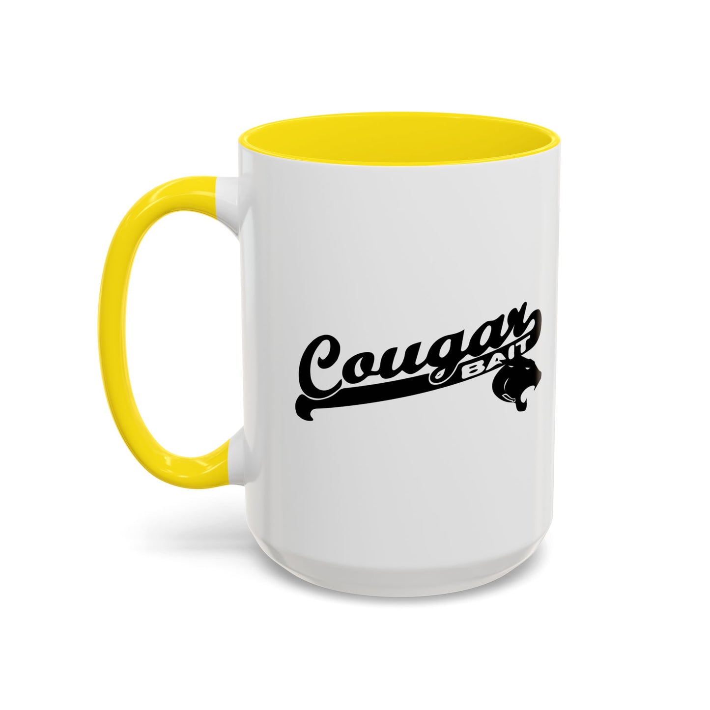 COUGAR BAIT Accent BiColor Funny Sarcastic Mug