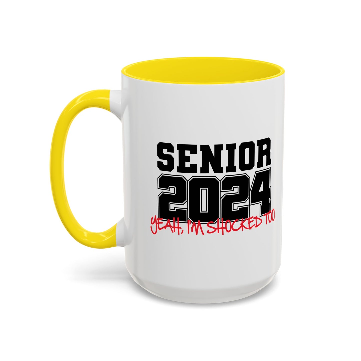 SENIOR 2024 Accent BiColor Funny Sarcastic Mug