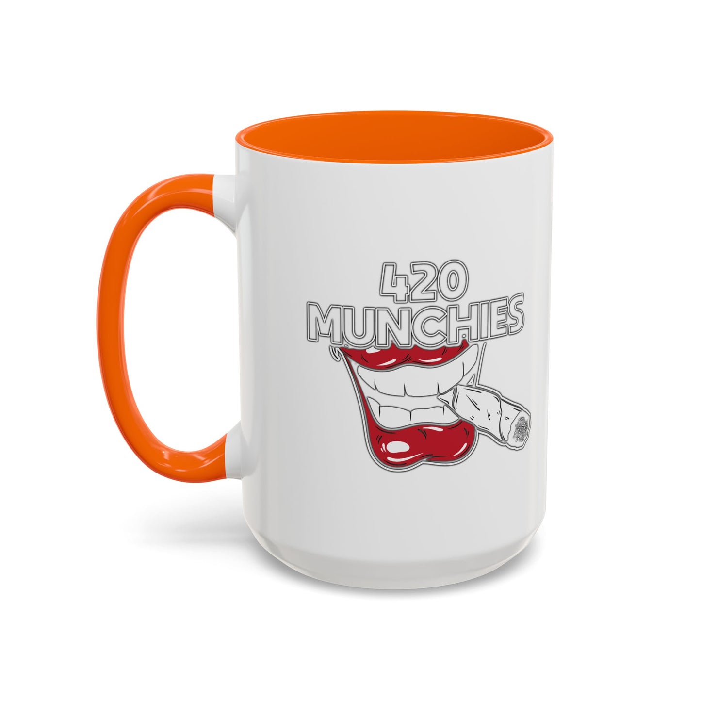 420 MUNCHIES Accent BiColor Funny Sarcastic Mug