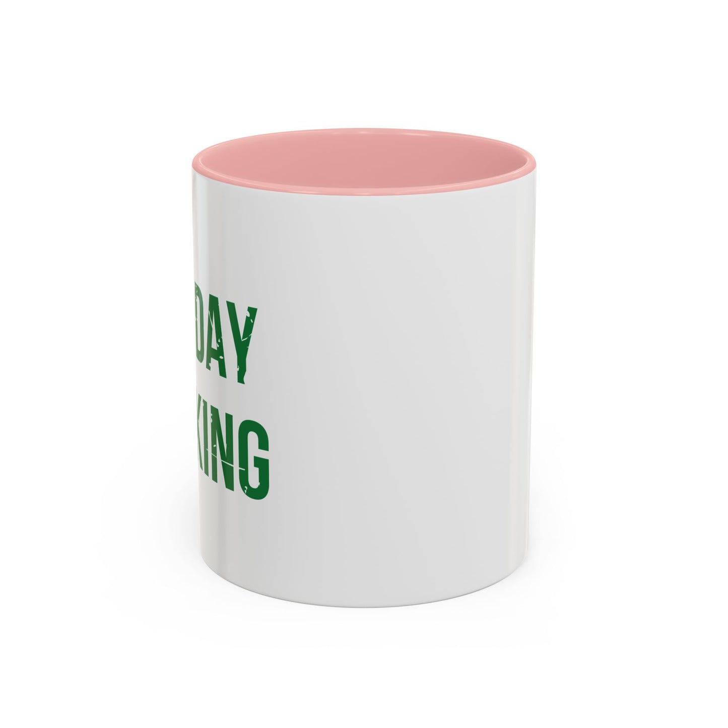 I HEART DAY DRINKING Accent BiColor Funny Sarcastic Mug