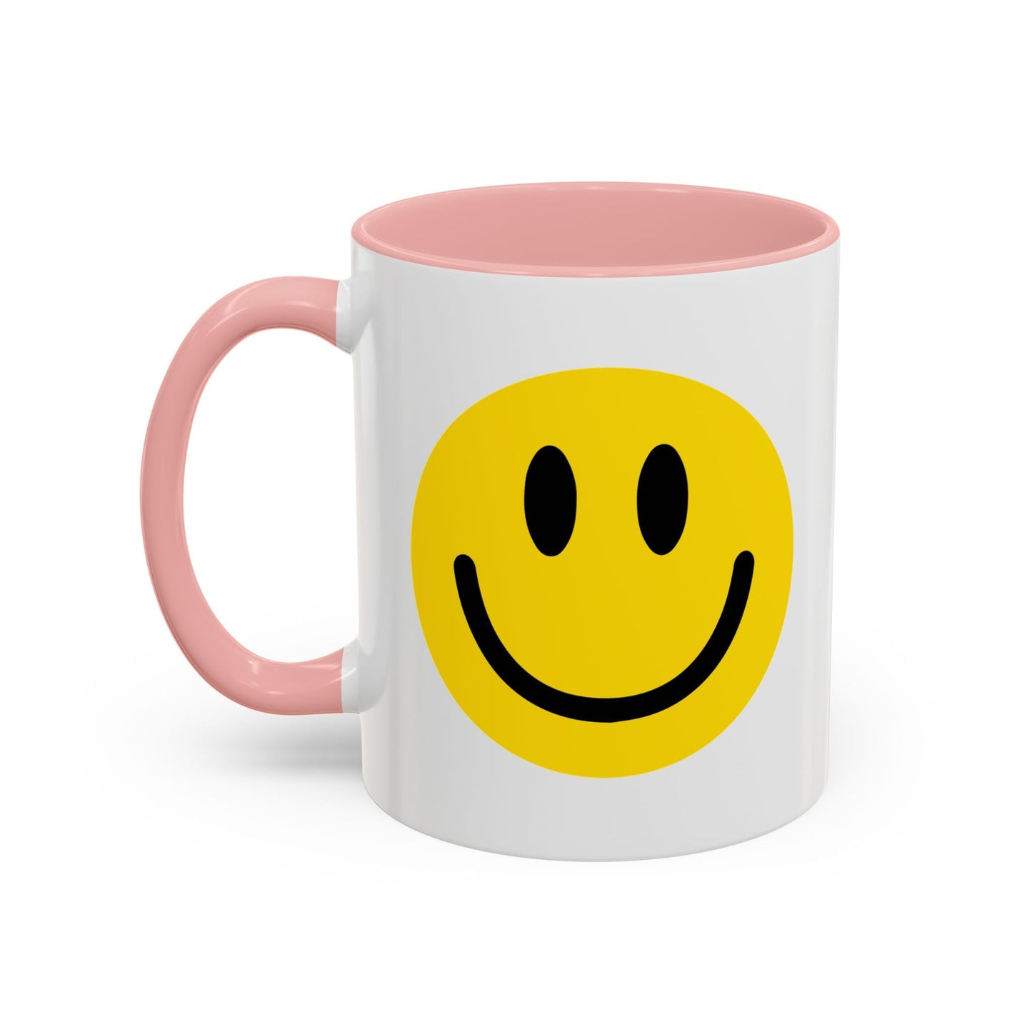 SMILE FACE Accent BiColor Funny Sarcastic Mug