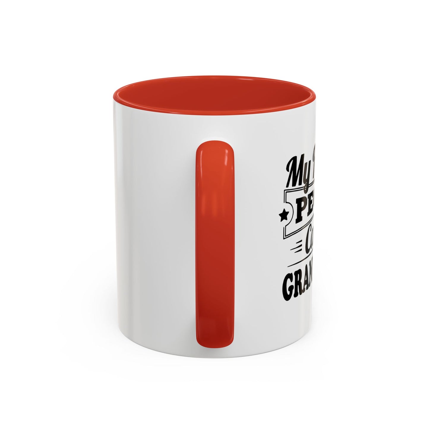 MY FAVORITE PEOPLE CALL ME GRANDPA Accent BiColor Funny Sarcastic Mug