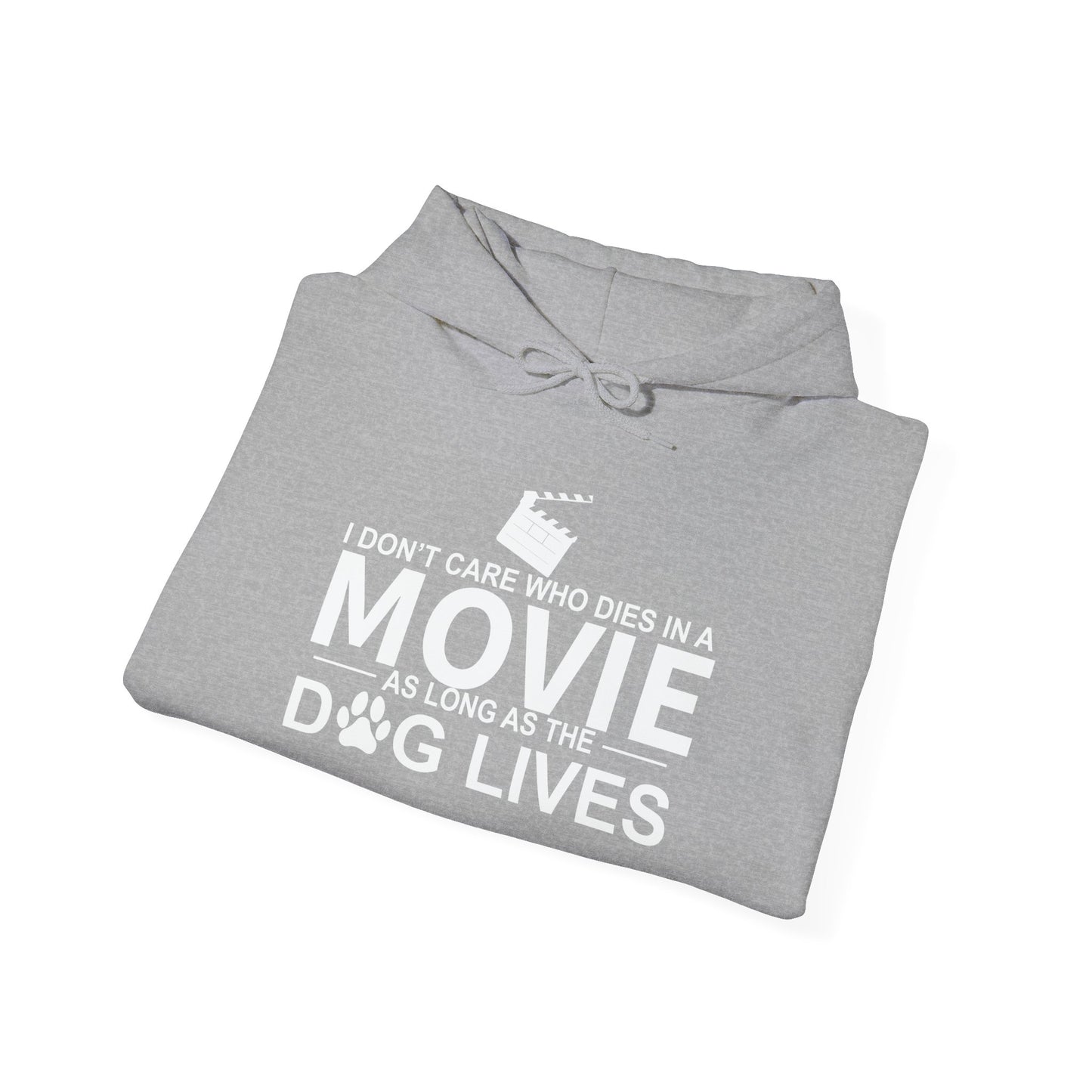 AS LONG AS MY DOG LIVES - Premium Unisex Funny Sarcastic Black Hoodie Sweatshirt