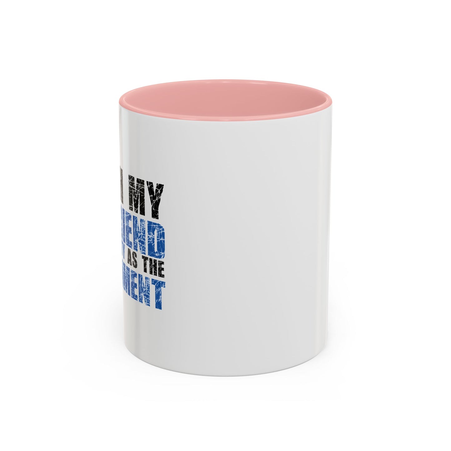 I WISH MY GIRLFRIEND WAS AS DIRTY AS THE GOVERNMENT Accent BiColor Funny Sarcastic Mug