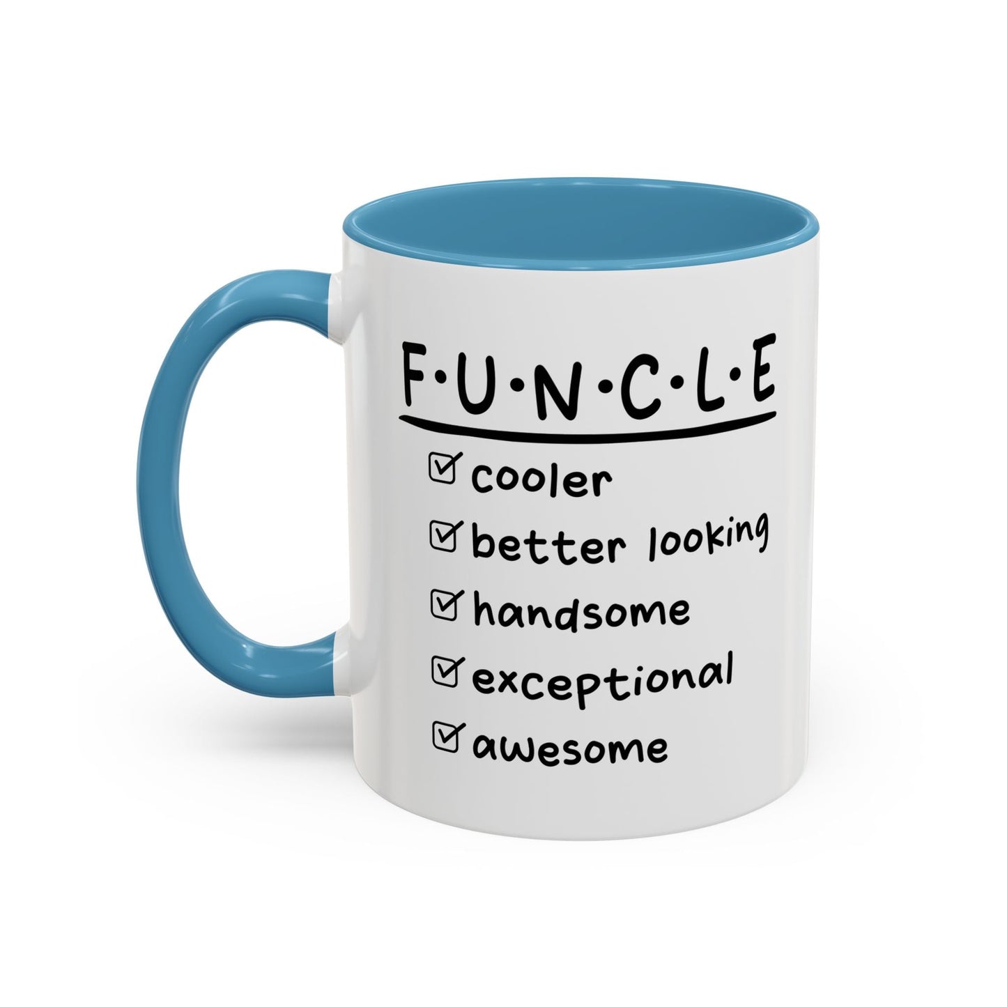 FUNCLE Accent BiColor Funny Sarcastic Mug