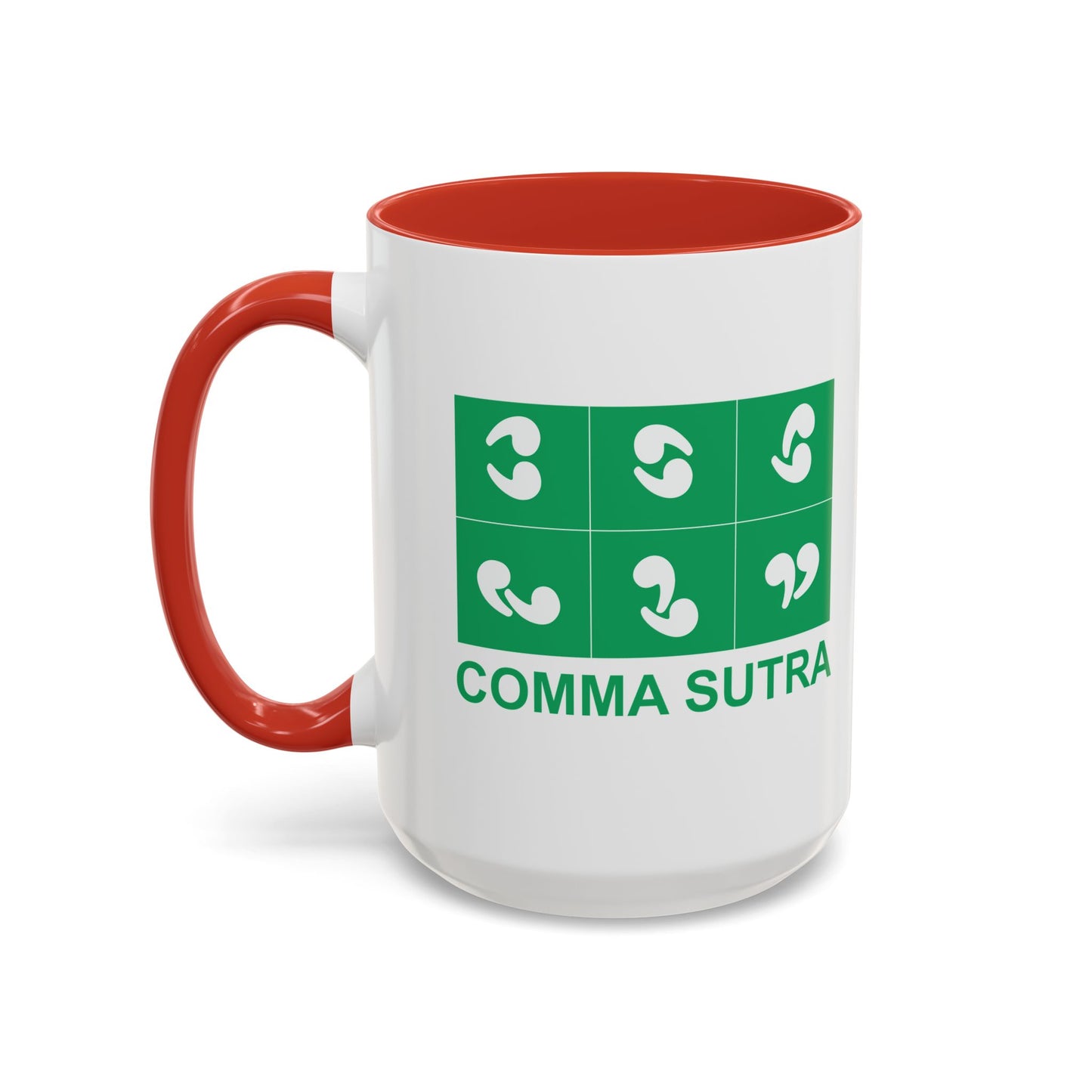 COMMA SUTRA Accent BiColor Funny Sarcastic Mug