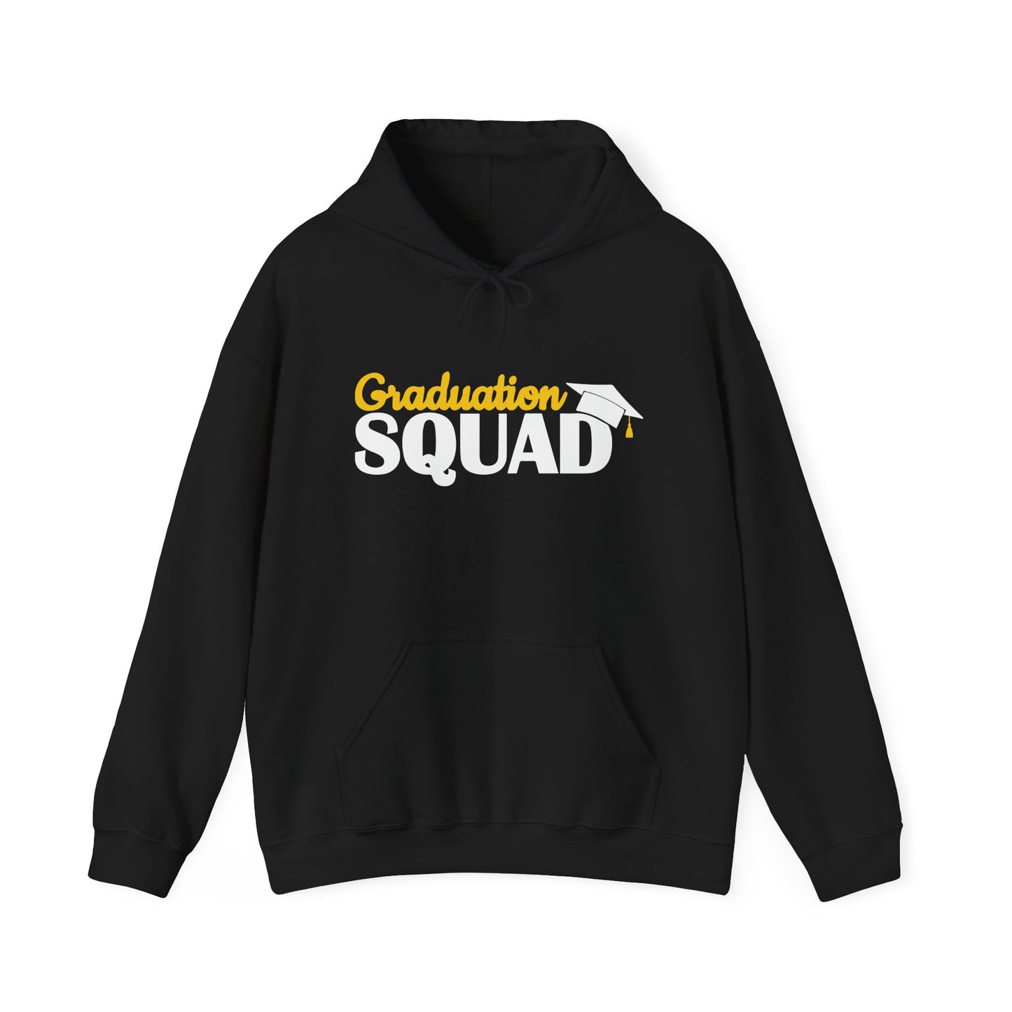 GRADUATION SQUAD - Premium Unisex Funny Sarcastic Black Hoodie Sweatshirt