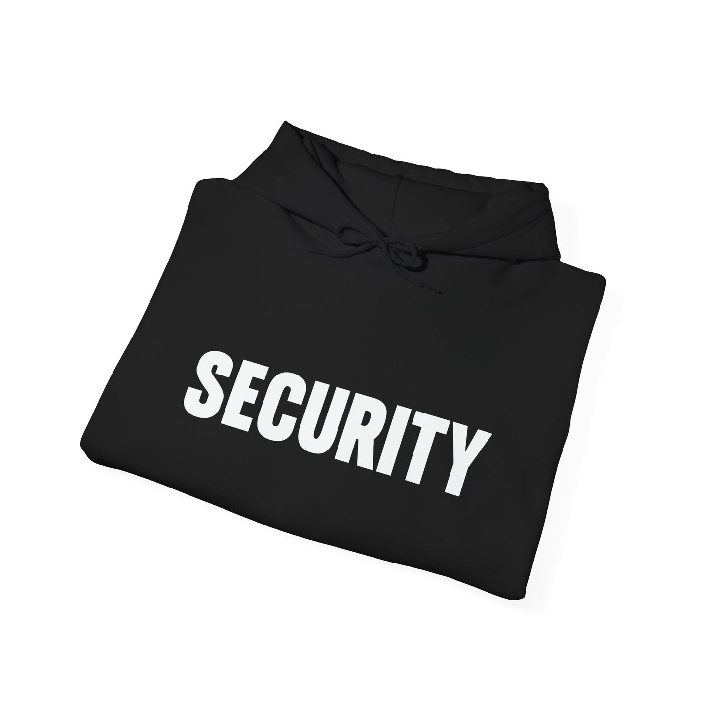 SECURITY - Premium Unisex Funny Sarcastic Black Hoodie Sweatshirt