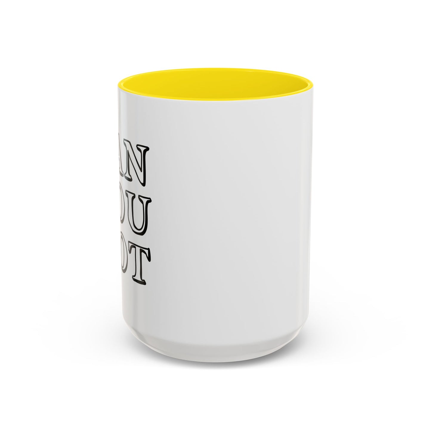 CAN YOU NOT Accent BiColor Funny Sarcastic Mug