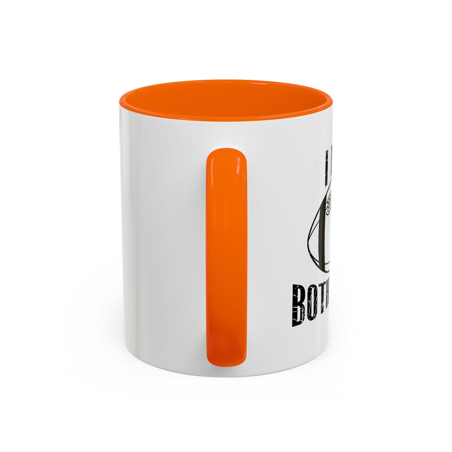 I HATE BOTH TEAMS Accent BiColor Funny Sarcastic Mug