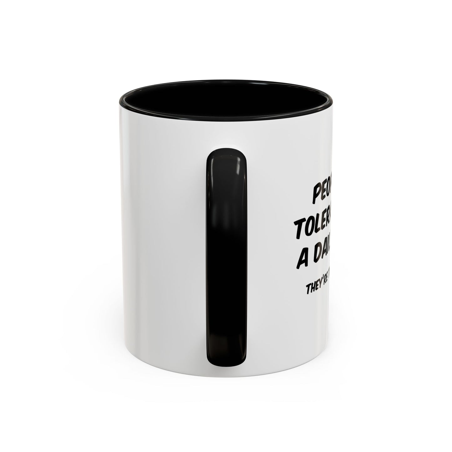 THE REAL HEROES Accent BiColor Funny Sarcastic Mug