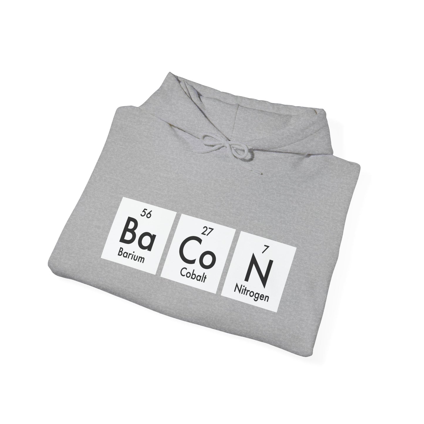 BACON ELEMENT - Premium Unisex Funny Sarcastic Black Hoodie Sweatshirt