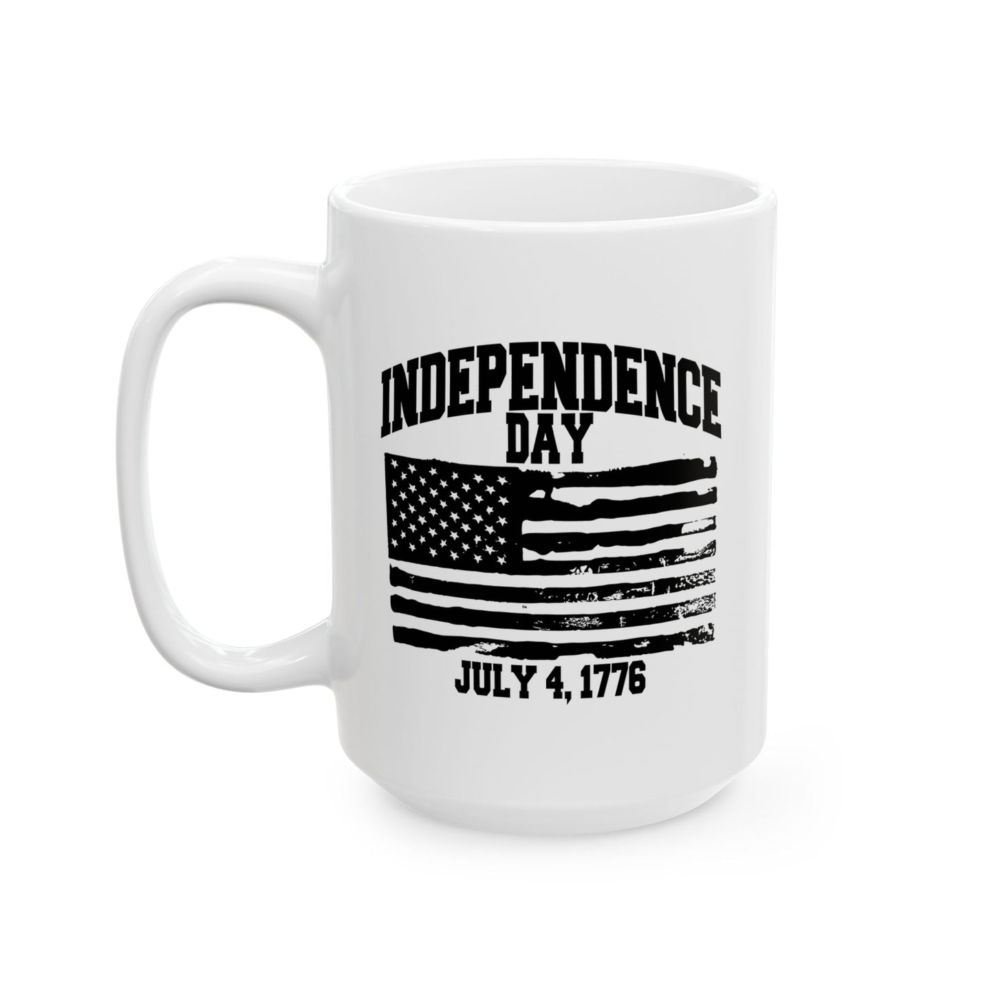 INDEPENDENCE DAY 1776 WHITE MUG