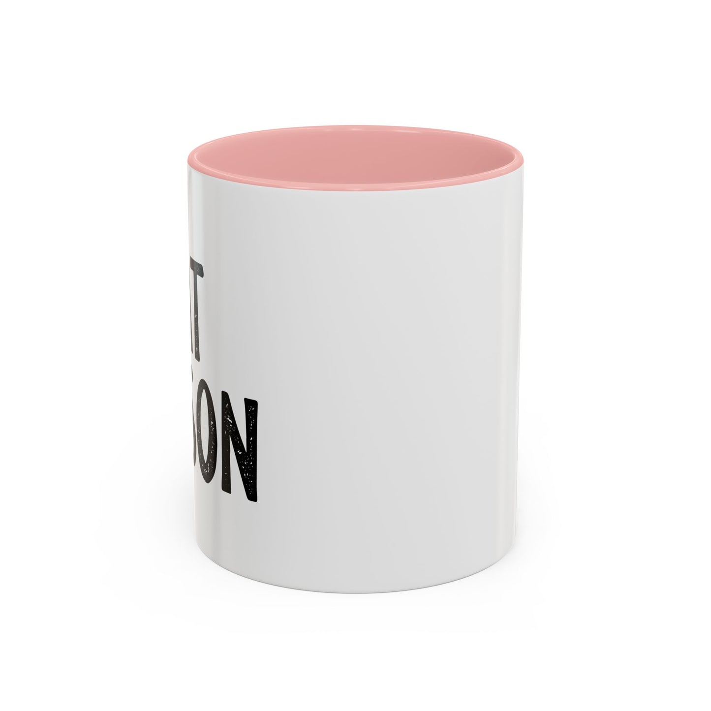 CAT PERSON Accent BiColor Funny Sarcastic Mug