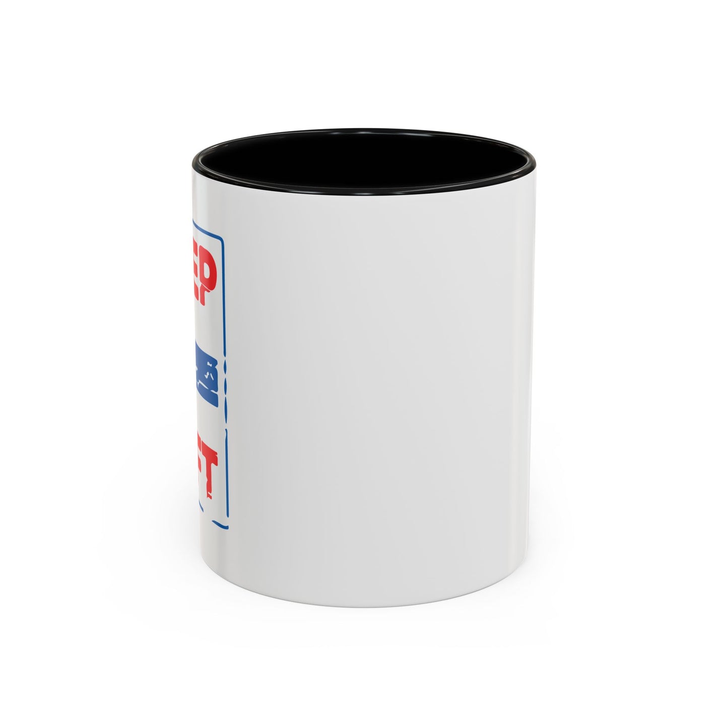 KEEP LEFT Accent BiColor Funny Sarcastic Mug