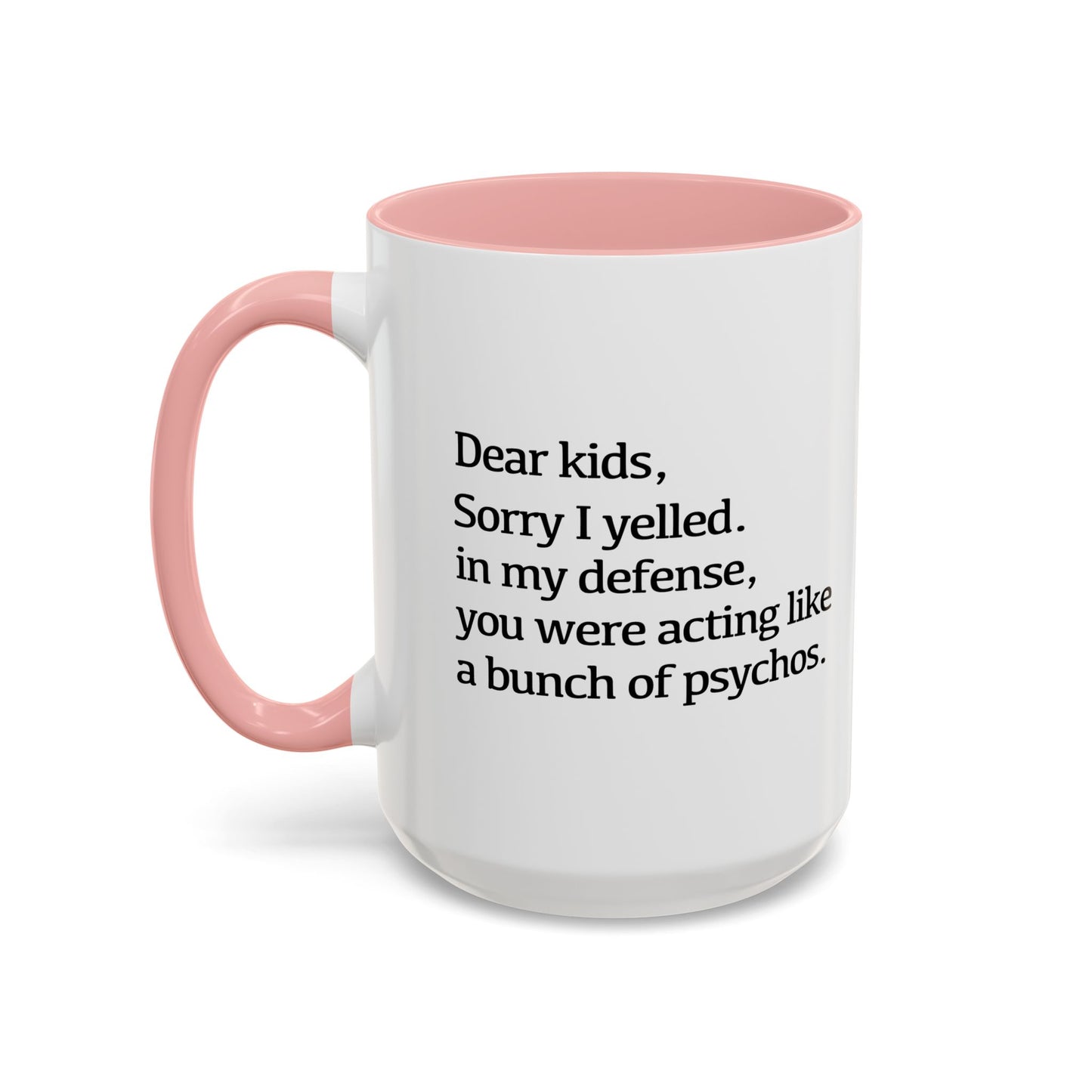 A BUNCH OF PSYCHOS Accent BiColor Funny Sarcastic Mug