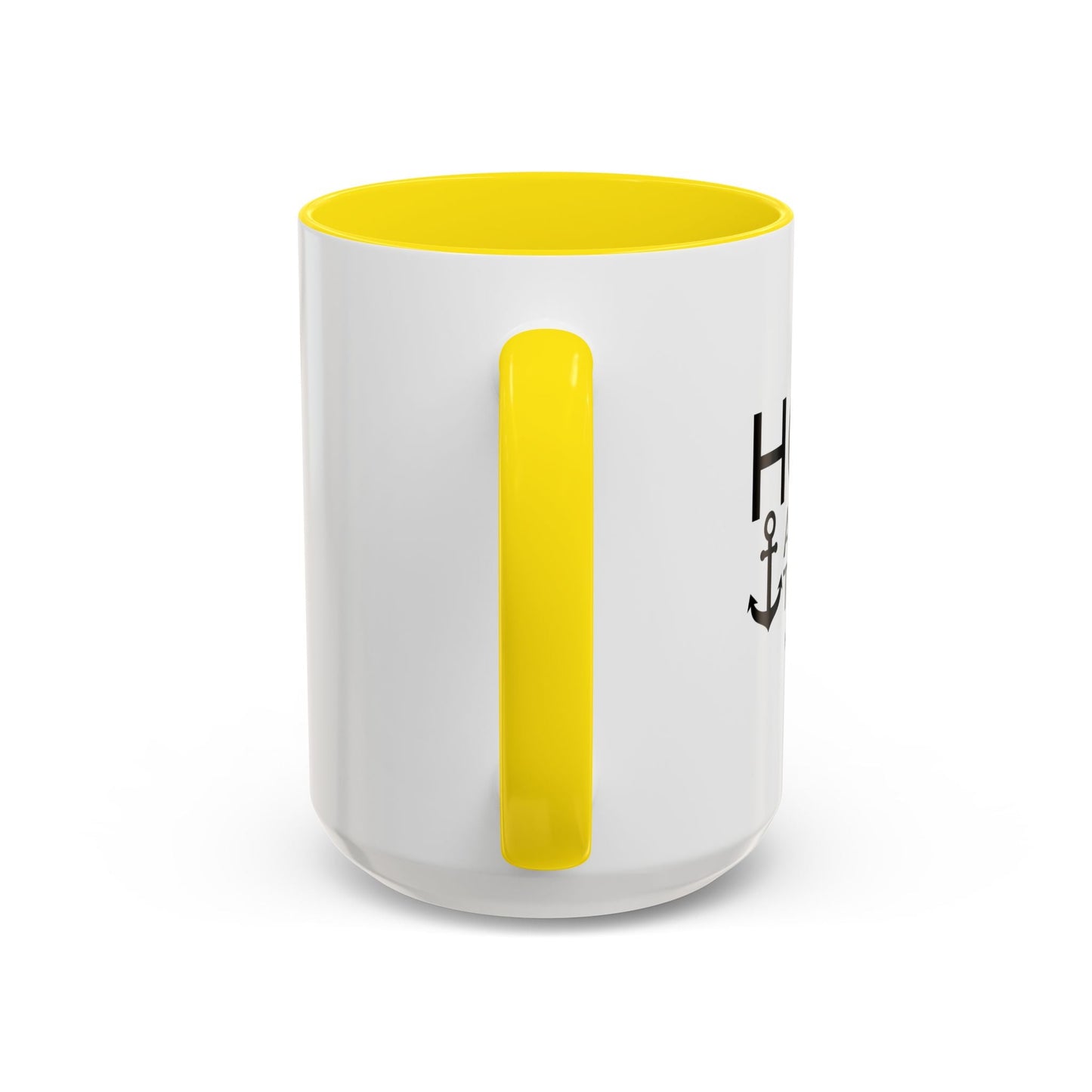 HOPE ANCHORS THE SOUL - HEBREWS 6-19 Accent BiColor Mug