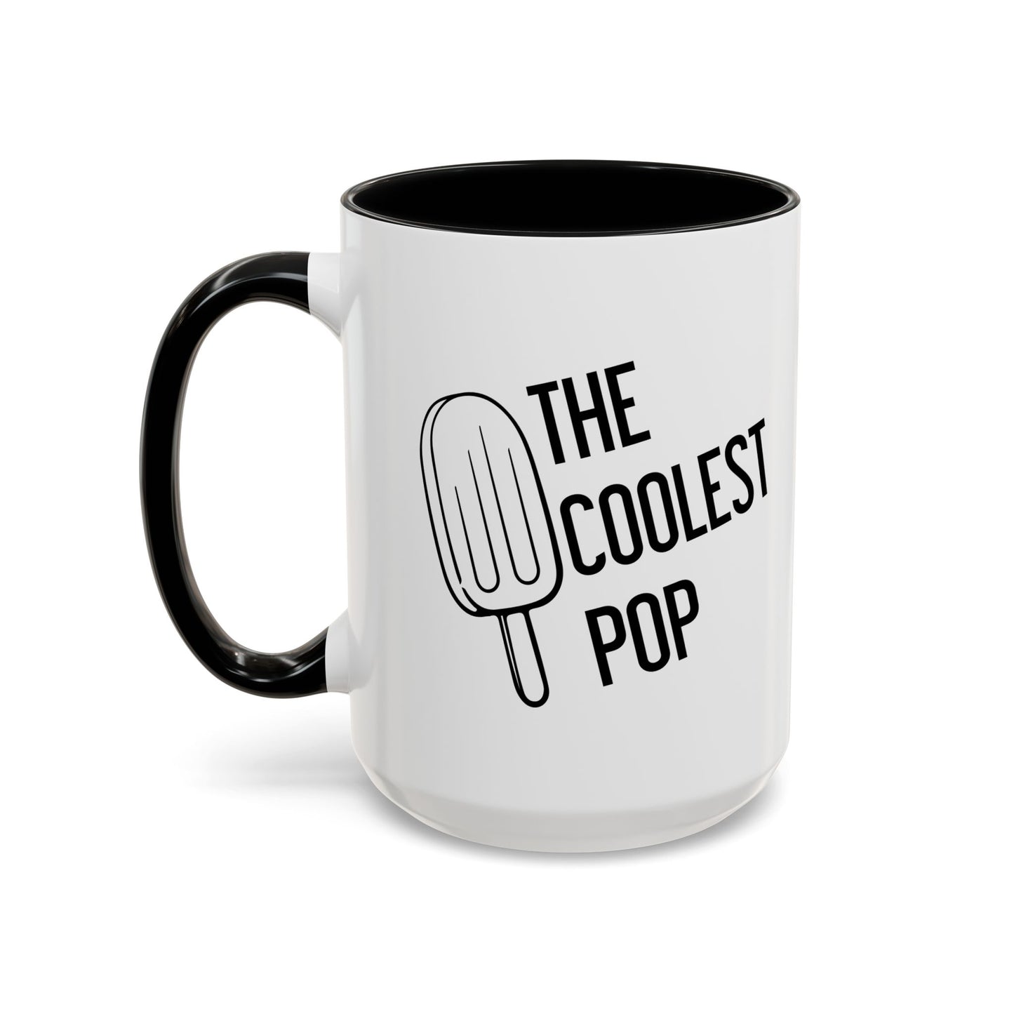 THE COOLEST POP Accent BiColor Funny Sarcastic Mug