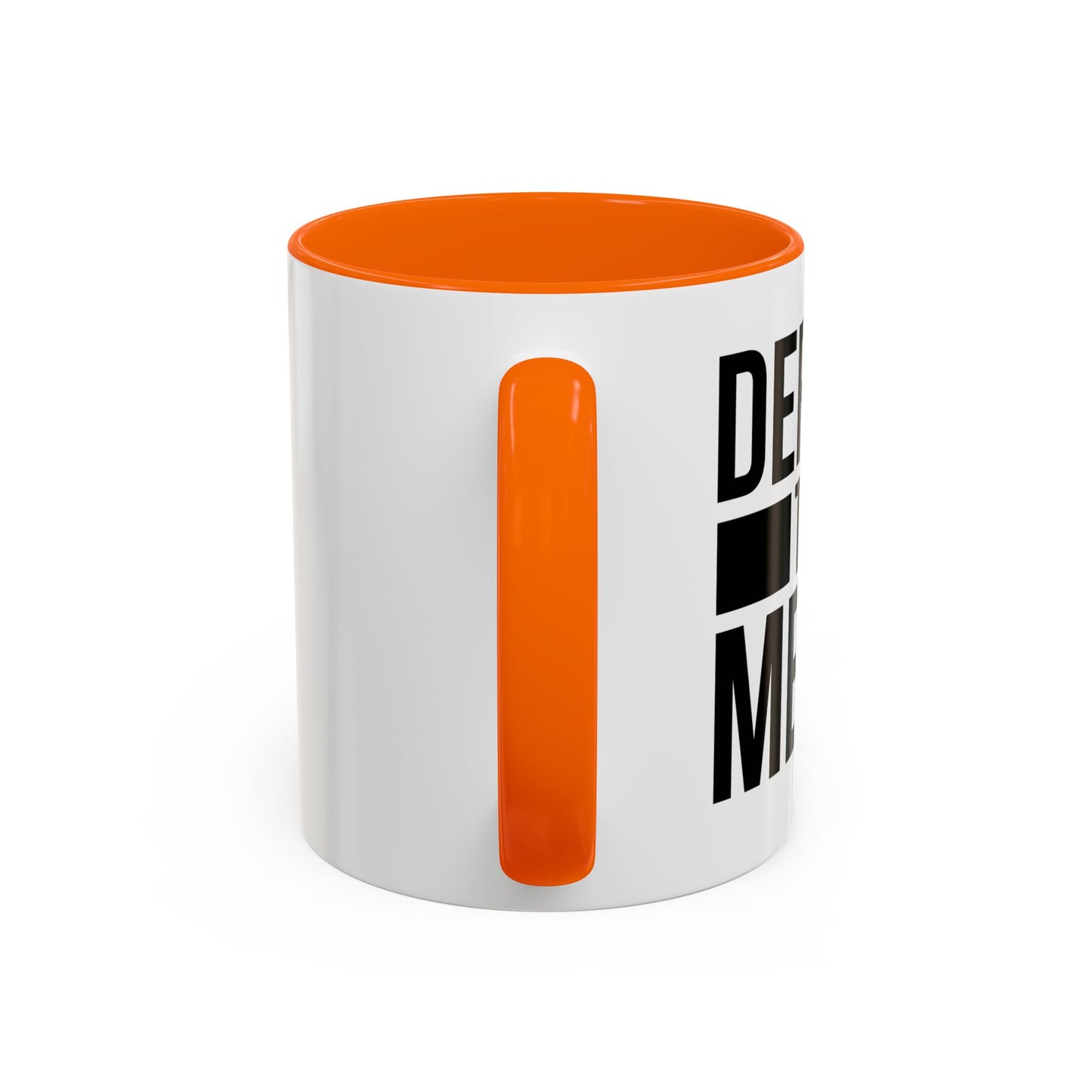 DEFUND THE MEDIA Accent BiColor Funny Sarcastic Mug