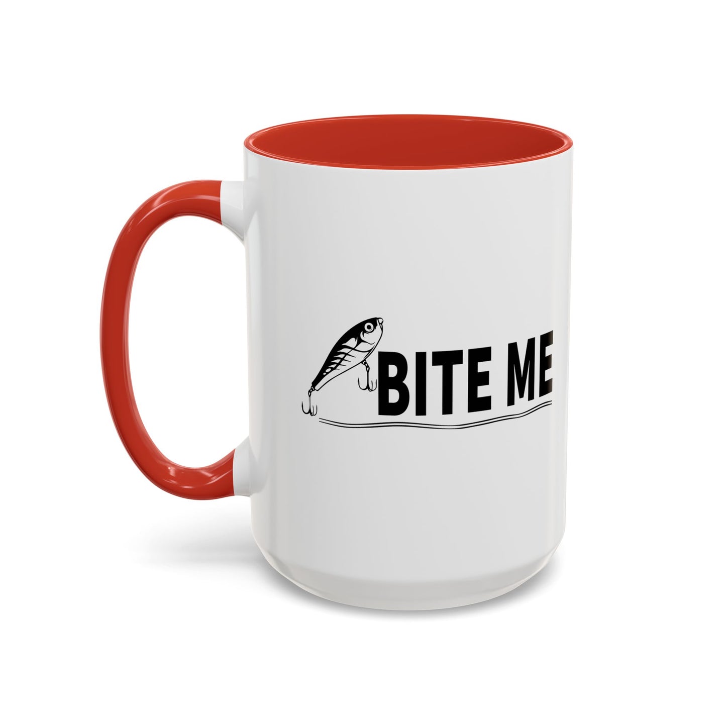 BITE ME Accent BiColor Funny Sarcastic Mug