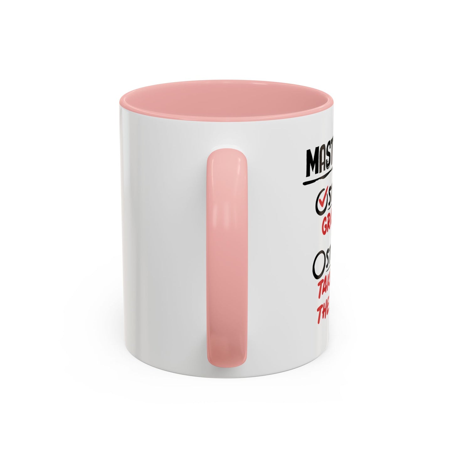 MASTER PLAN Accent BiColor Funny Sarcastic Mug