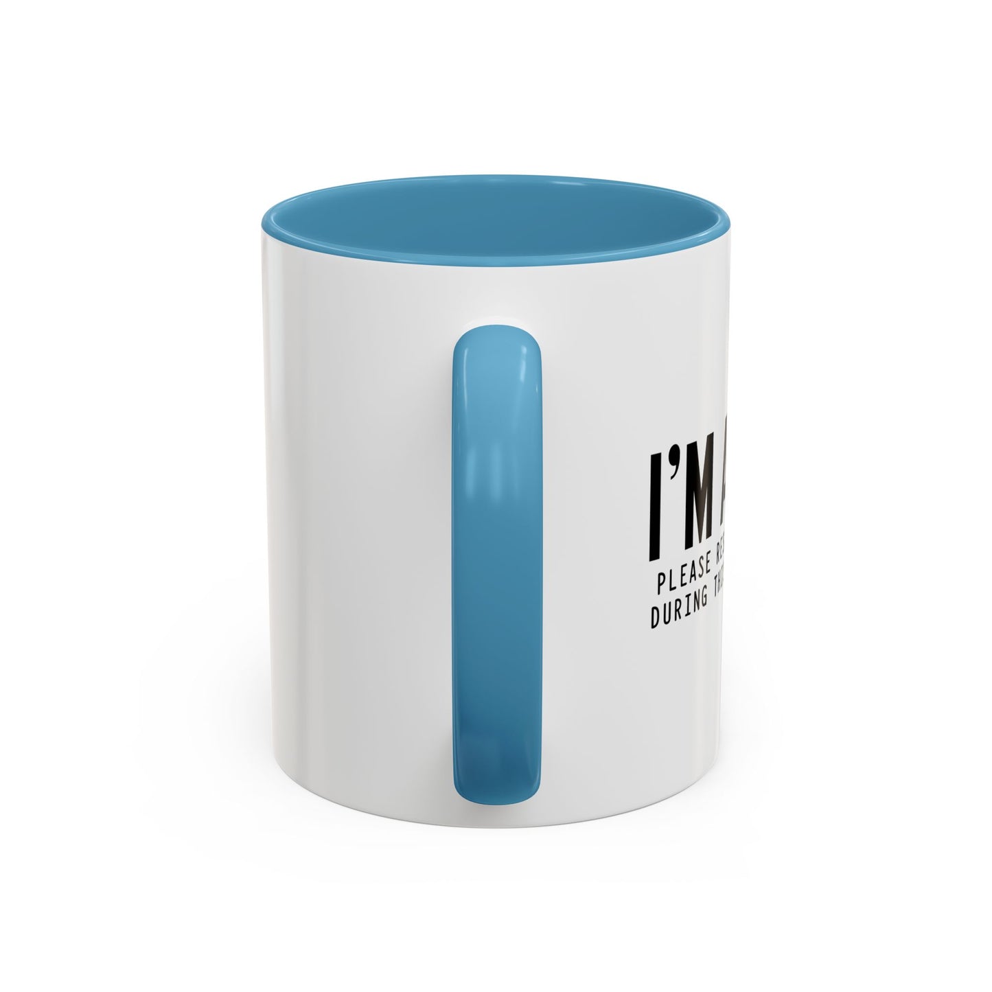 PLEASE RESPECT MY PRIVACY Accent BiColor Funny Sarcastic Mug