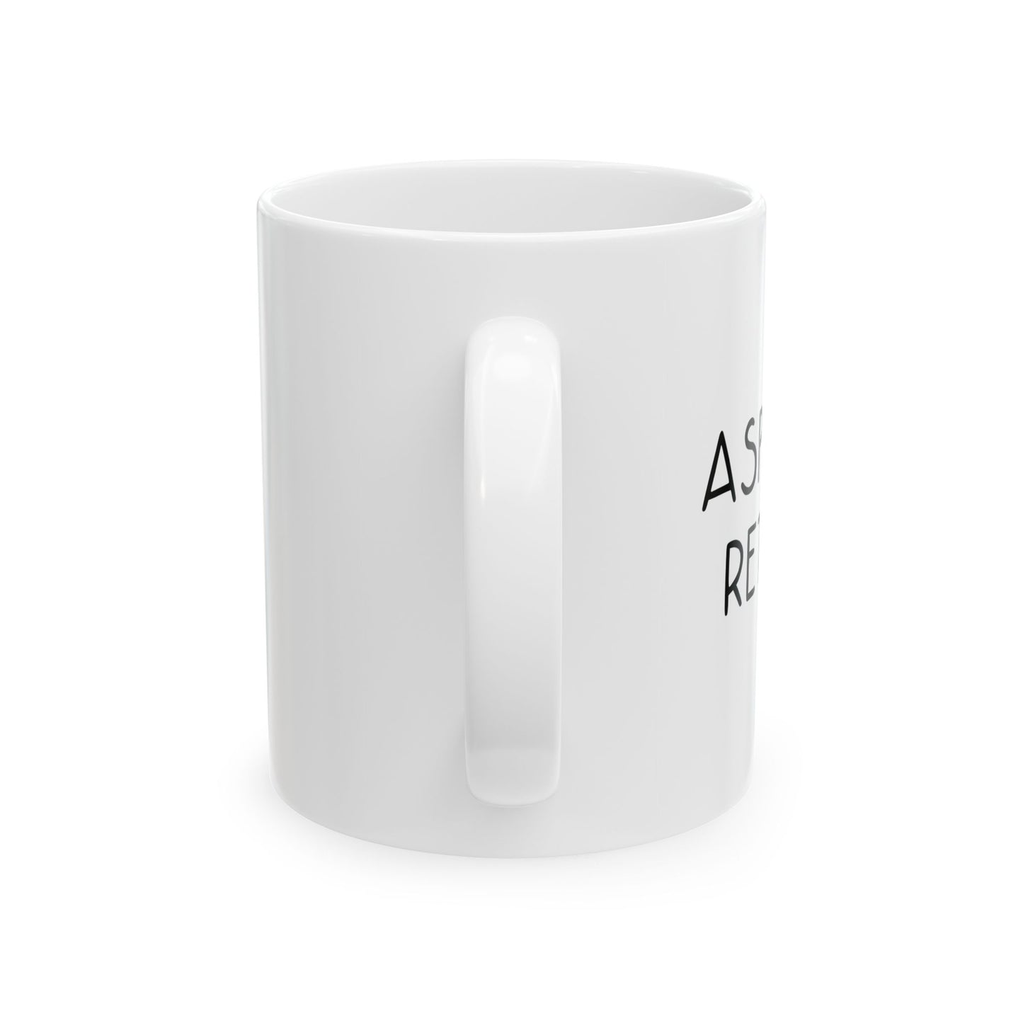 ASPIRING RETIREE Funny Sarcastic White Mug