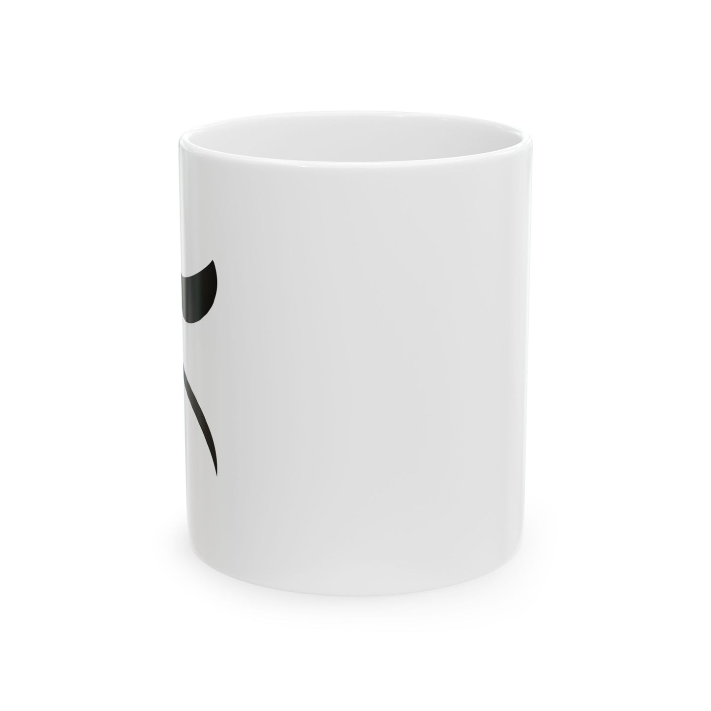 MAD SMILE FUNNY SARCASTIC WHITE MUG