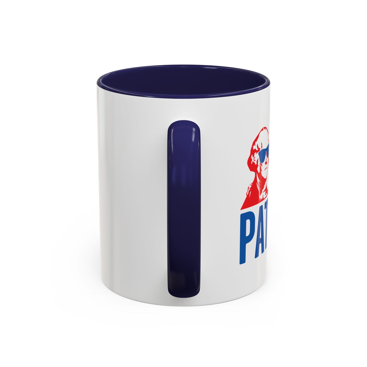 PARTY LIKE A PATRIOT Accent BiColor Funny Sarcastic Mug