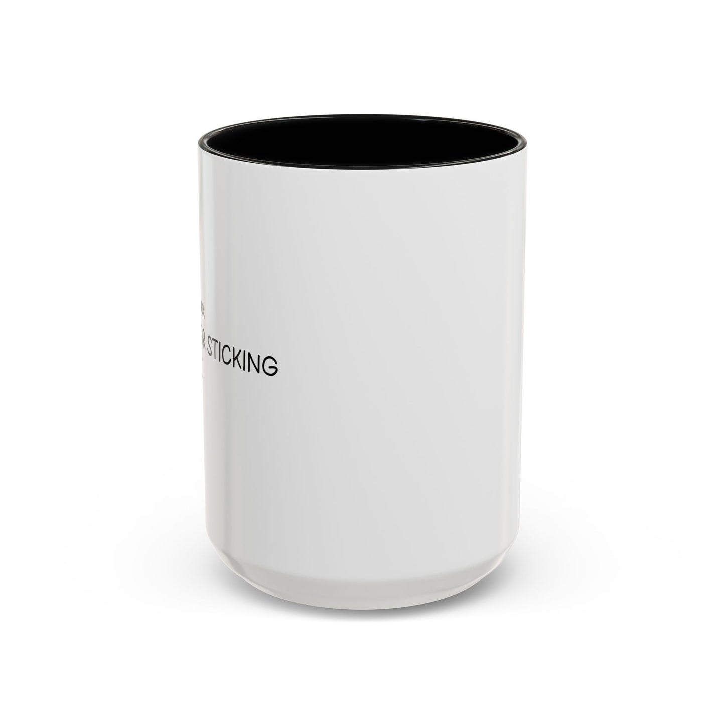 DEAR MIDDLE FINGER Accent BiColor Funny Sarcastic Mug