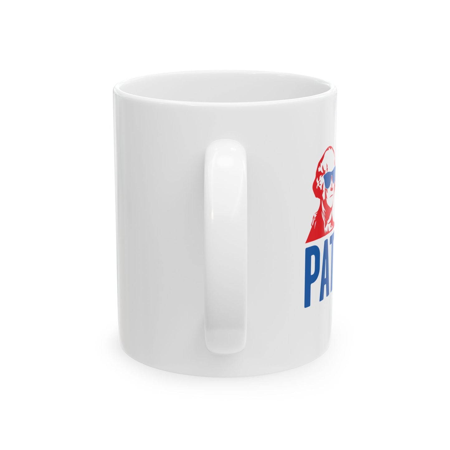 PARTY LIKE A PATRIOT FUNNY SARCASTIC WHITE MUG