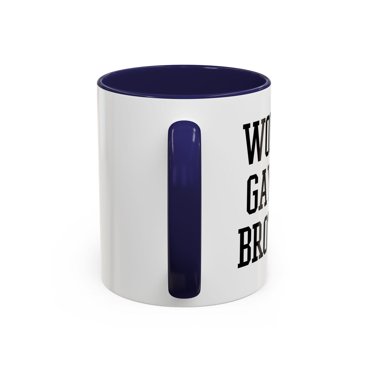 WORLD'S GAYEST BROTHER Accent BiColor Funny Sarcastic Mug