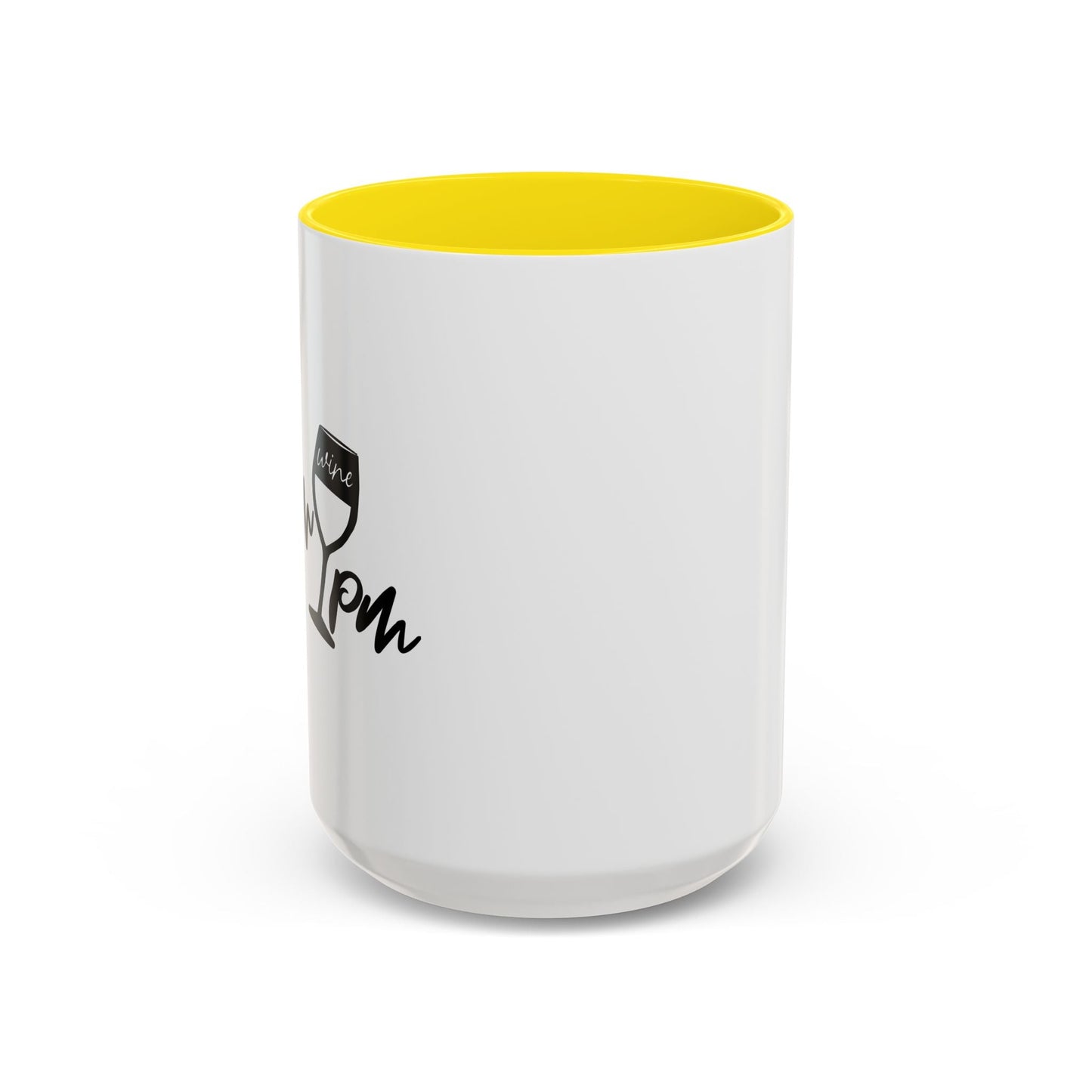 AM PM DRINKS Accent BiColor Funny Sarcastic Mug