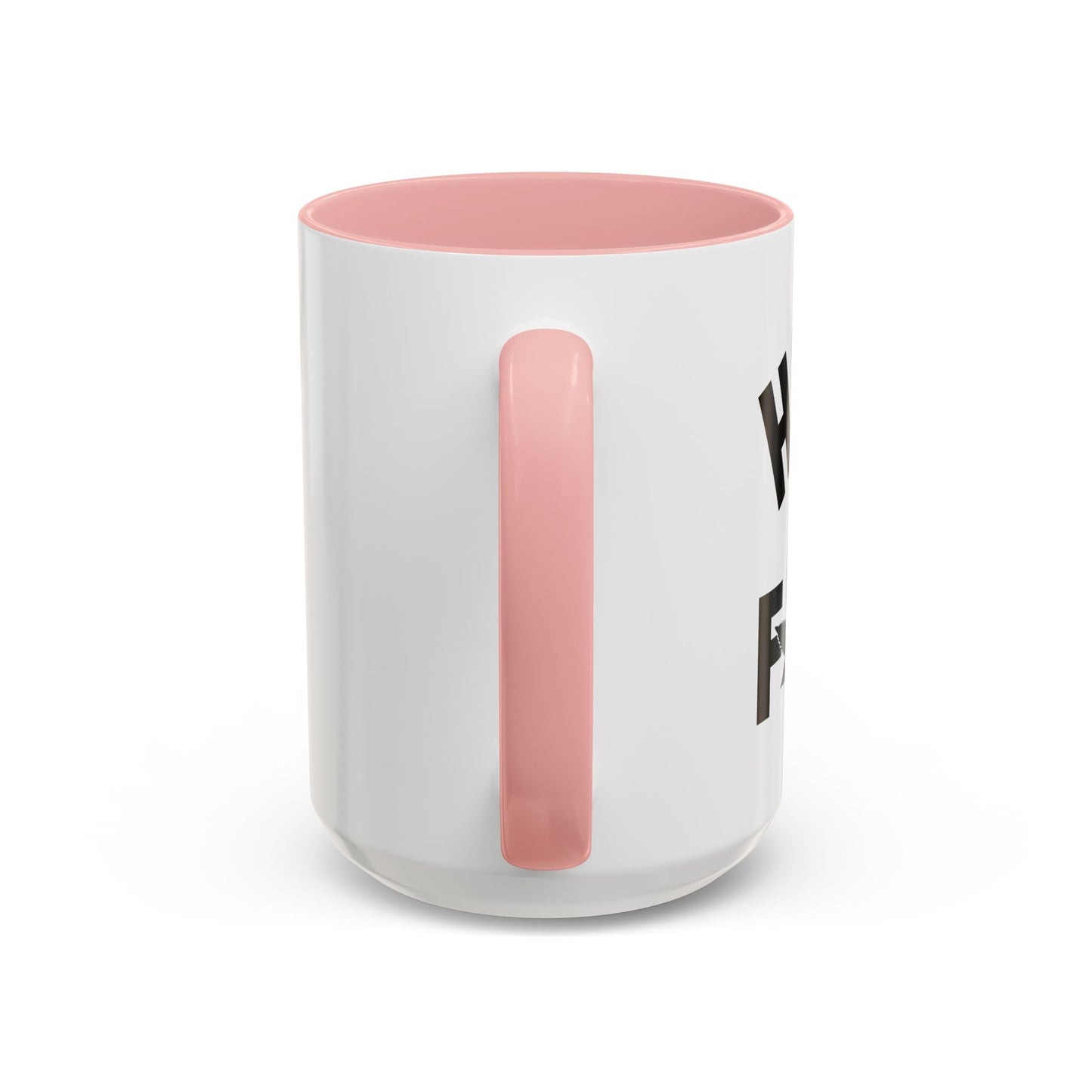 HIGH AS FUCK Accent BiColor Funny Sarcastic Mug