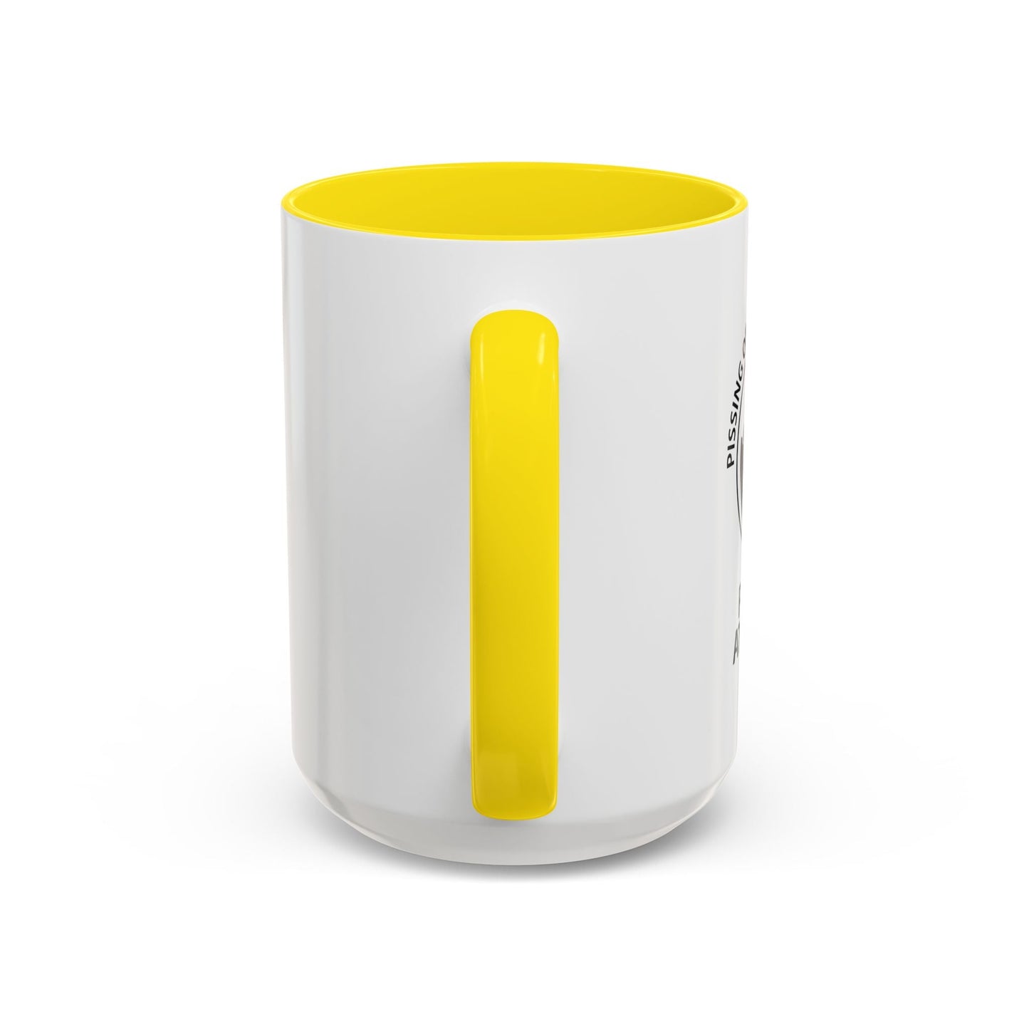 PISSING OFF THE WHOLE PLANET Accent BiColor Funny Sarcastic Mug