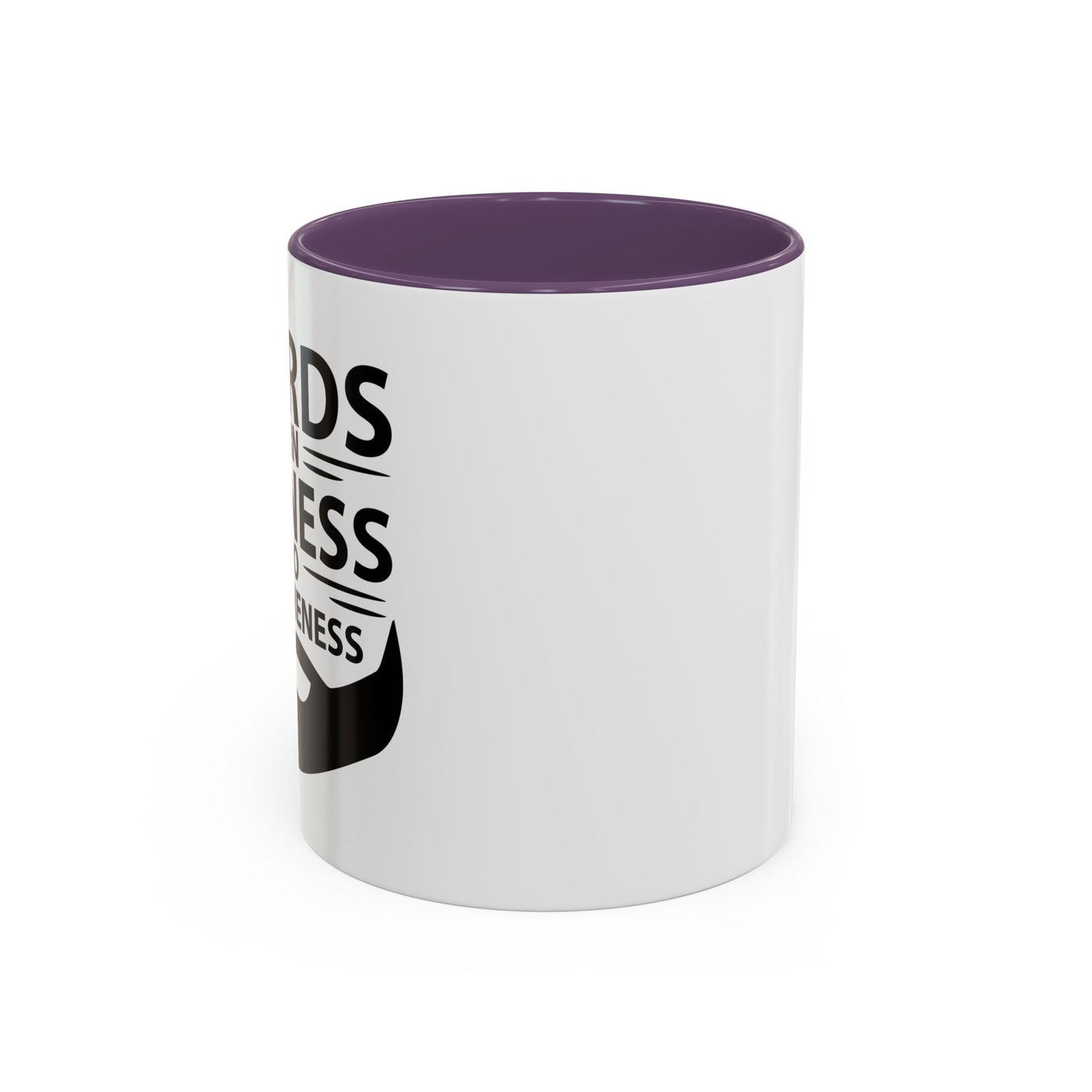 BEARDS TURNS LAZINESS INTO AWESOMENESS Accent BiColor Funny Sarcastic Mug