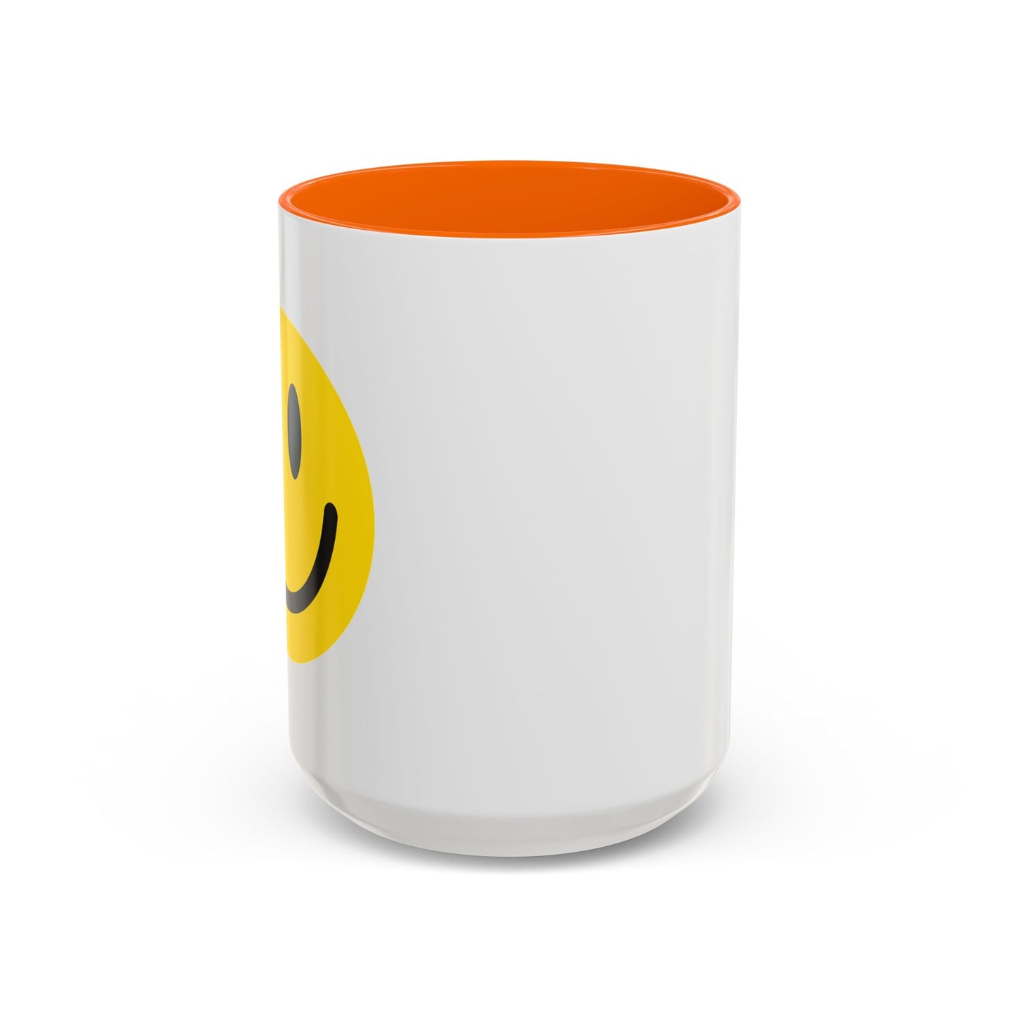 SMILE FACE Accent BiColor Funny Sarcastic Mug