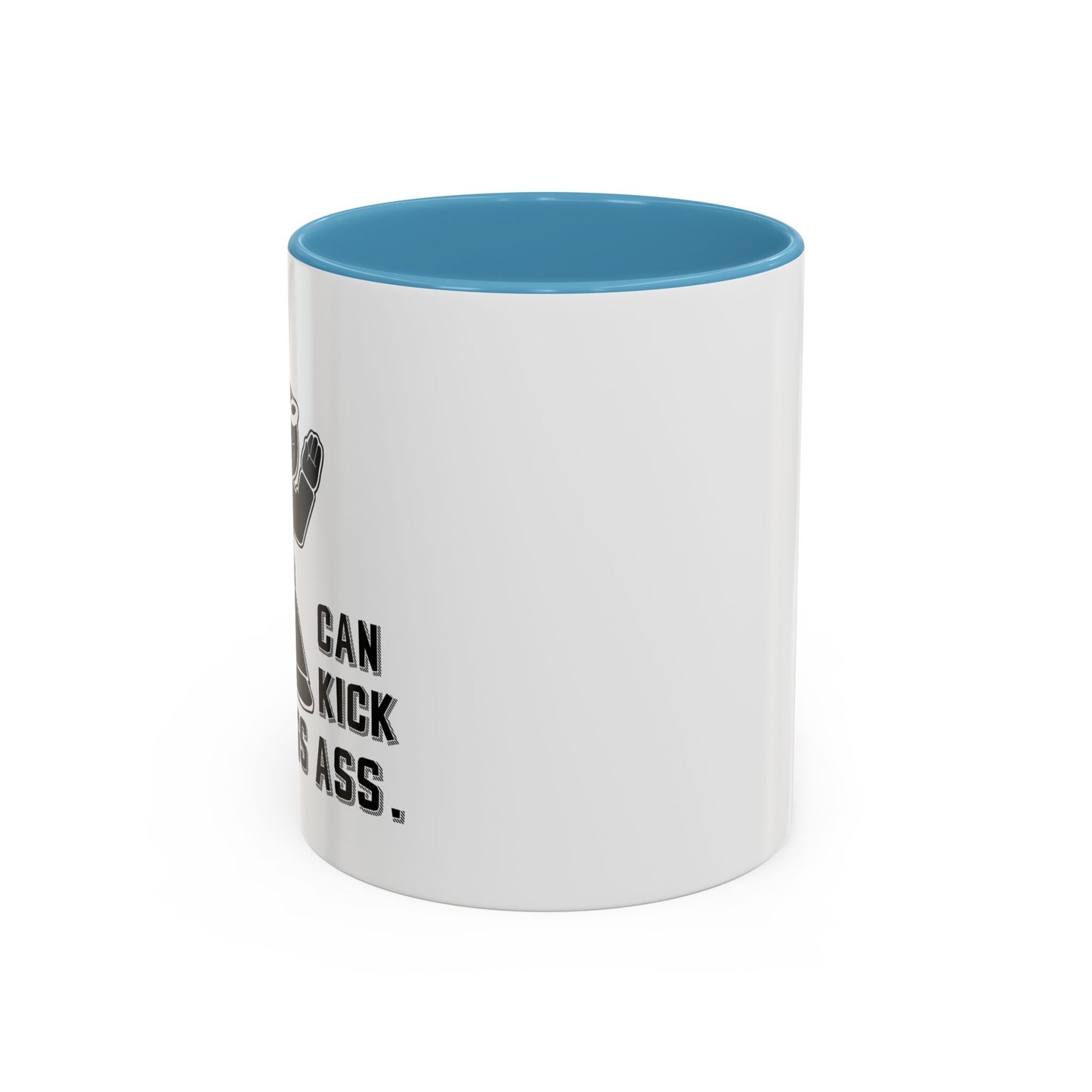 MY DOG CAN KICK YOUR DOGS ASS Accent BiColor Funny Sarcastic Mug