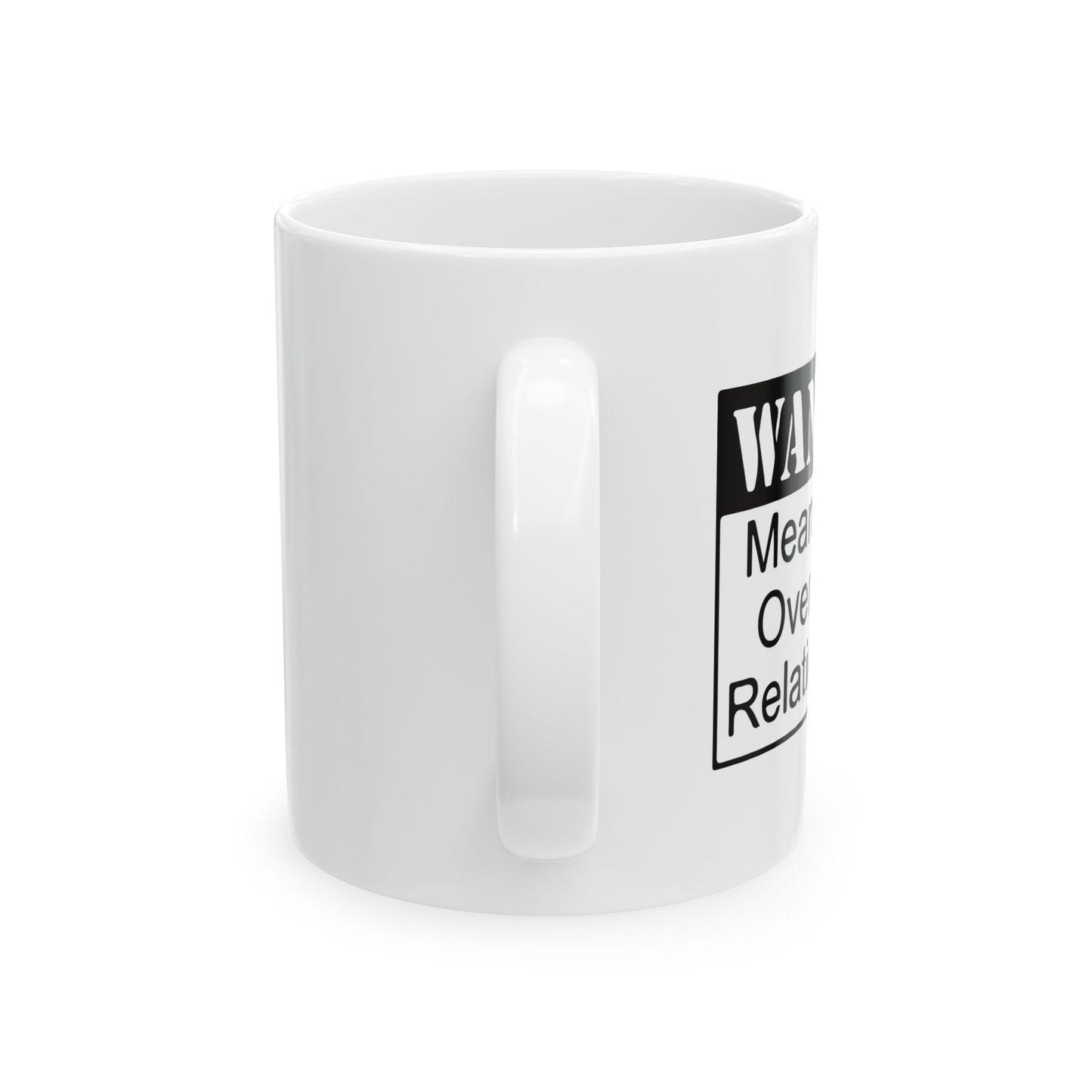 WANTED FUNNY SARCASTIC WHITE MUG